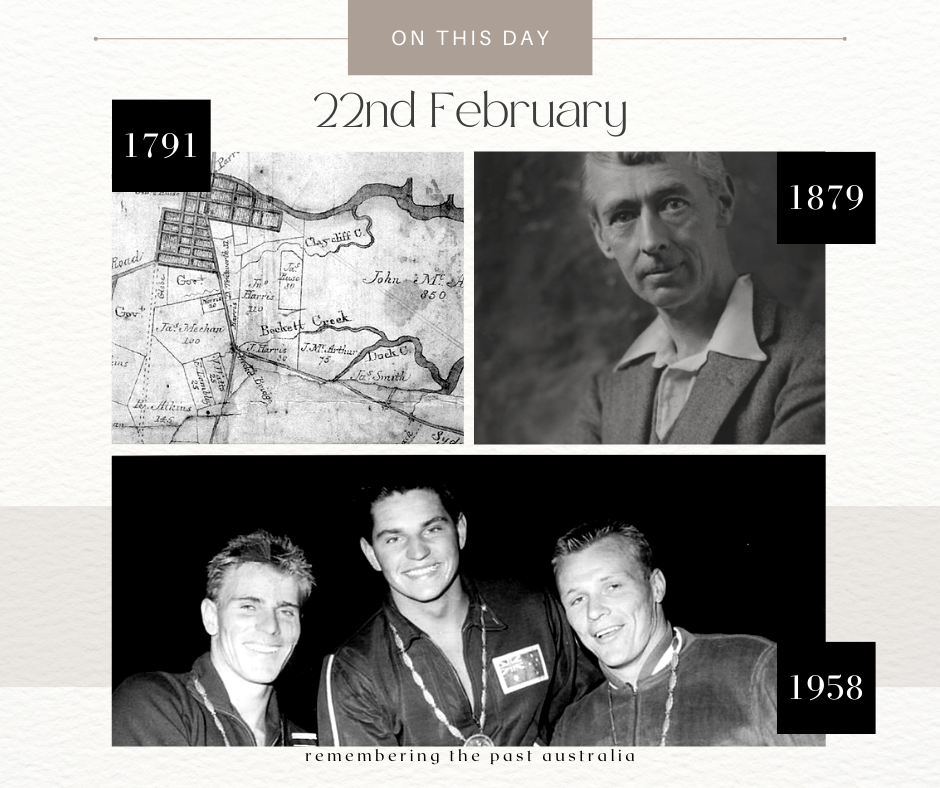 Remembering the Past Australia - ON THIS DAY – 22nd February 1791 – The ...