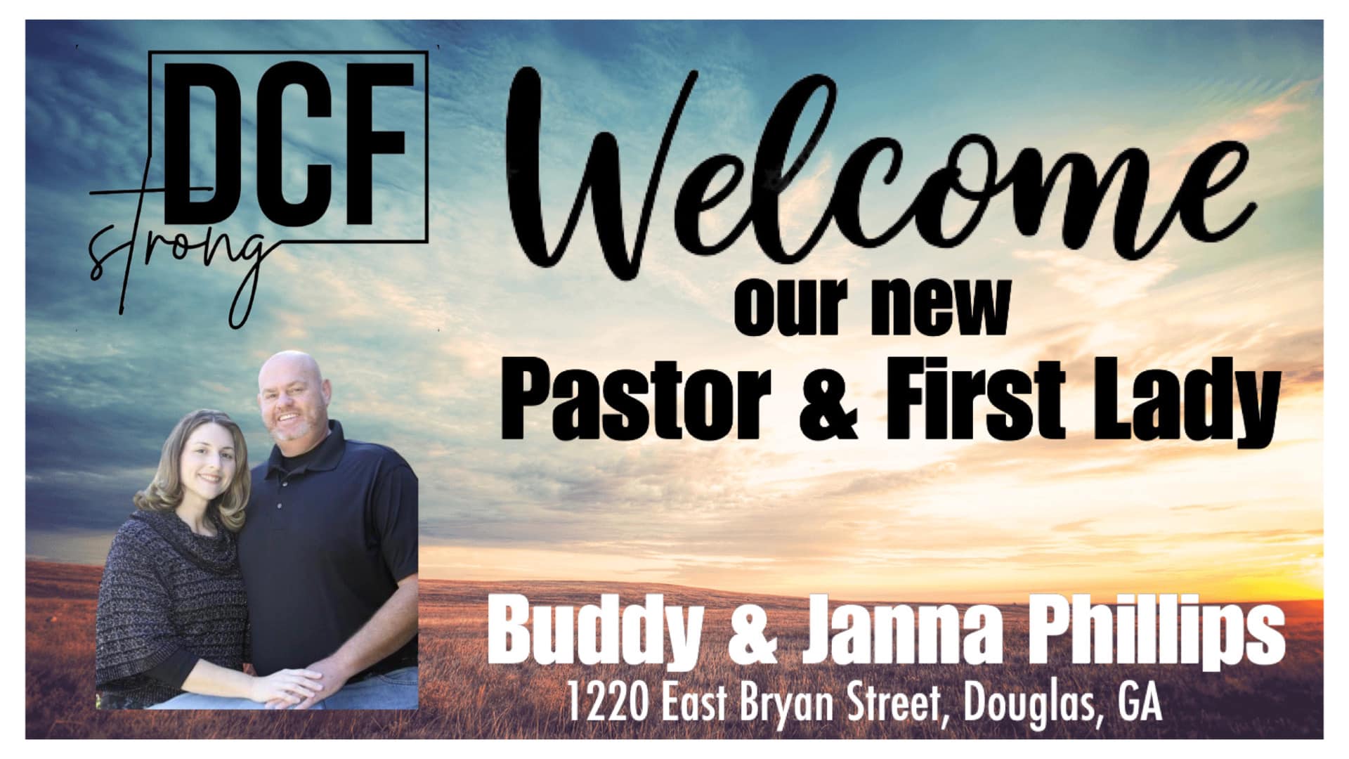 Douglas - Help us welcome our new Pastor and First Lady! We are beyond ...