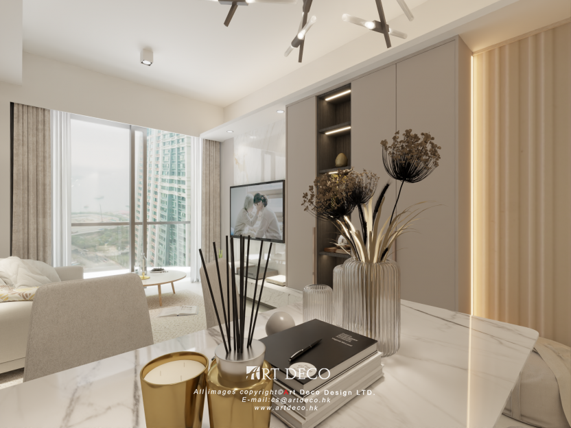 Art Deco Design Limited - 【優雅輕奢華系】 Novo Land 1A期|699 平方呎|屯門 室內設計示範 ...