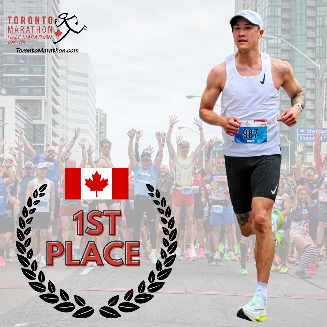 🥇 Congratulations to the top male... - Toronto Marathon