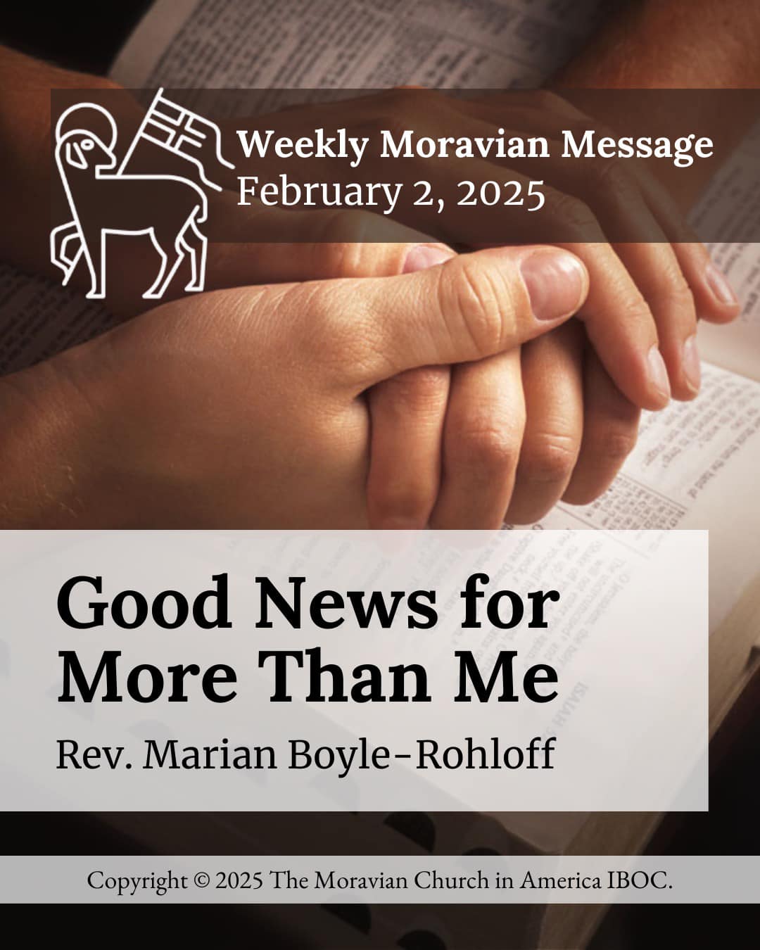 Moravian - The Rev. Marian Boyle-Rohloff, pastor of West Side Moravian ...
