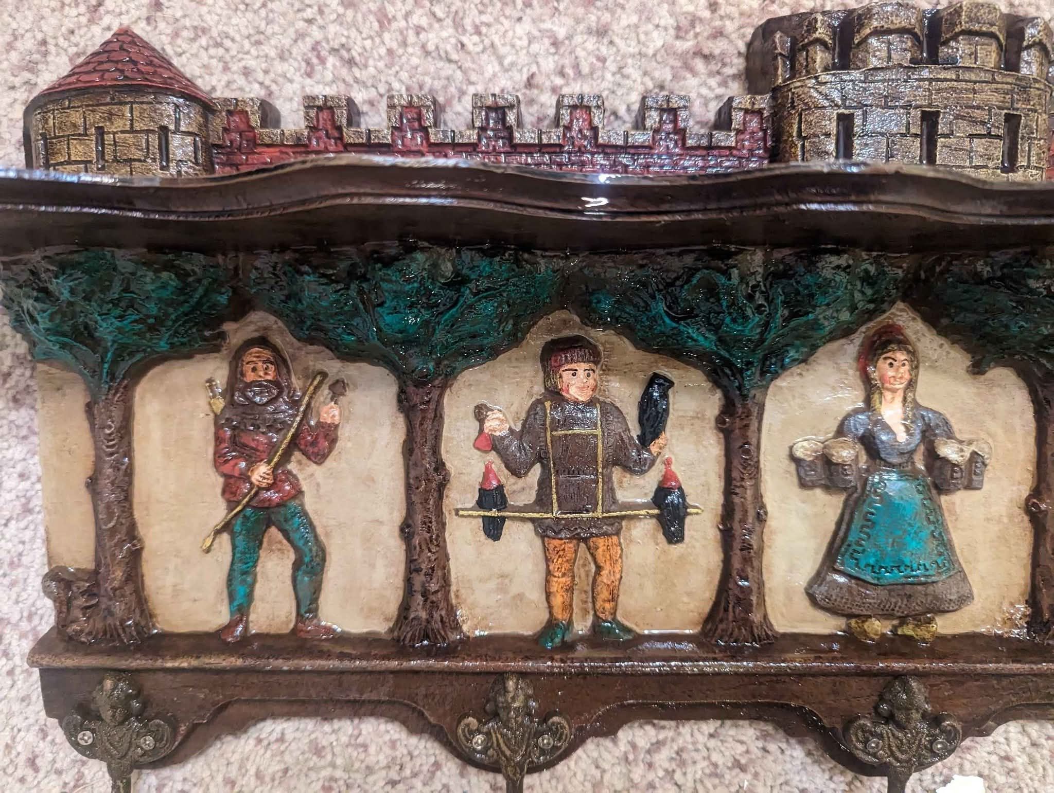 Medieval castle coat hanger hooks - Hall Trees & Coat Racks - Los ...
