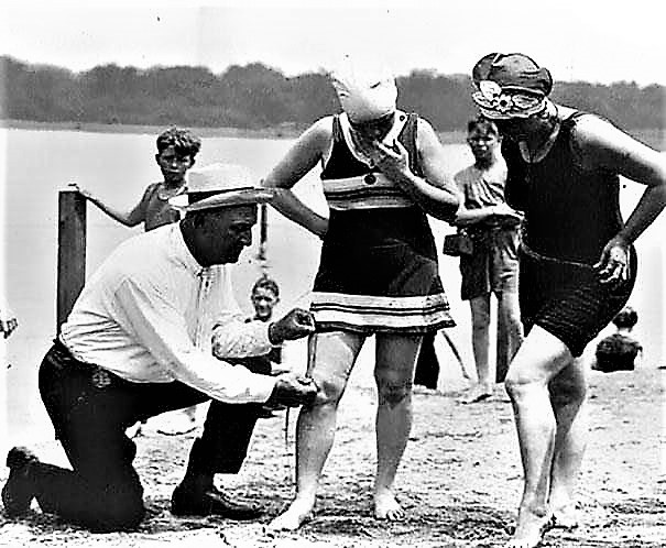 History of women's swimwear and bathing modesty