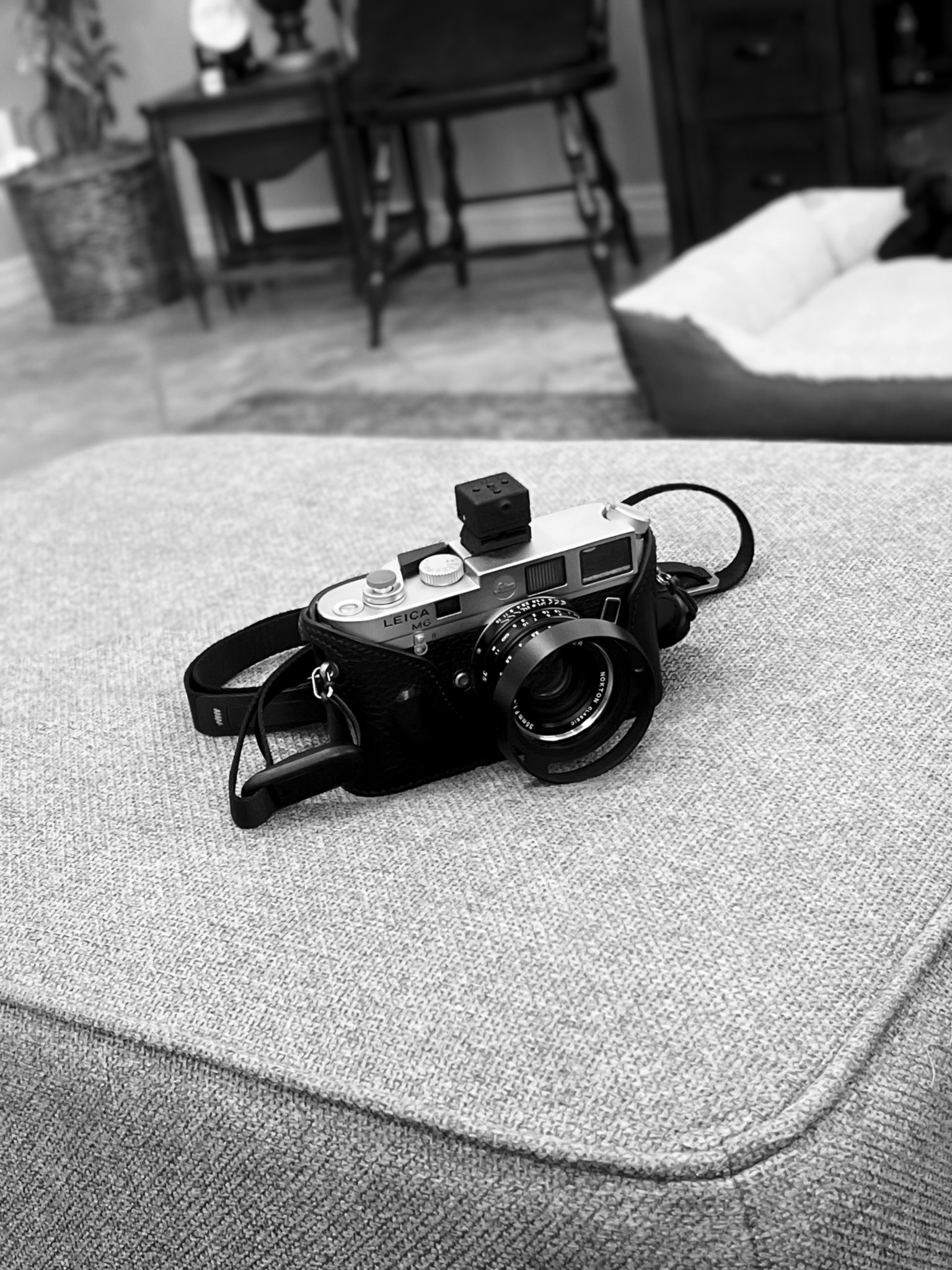 Leica M6 camera with Nokton Classic 35mm f1.4 lens
