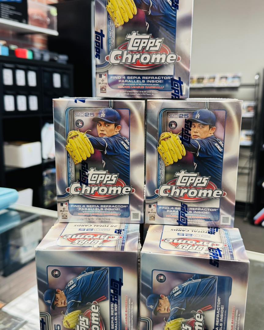 2025 Topps Chrome Platinum baseball cards restock