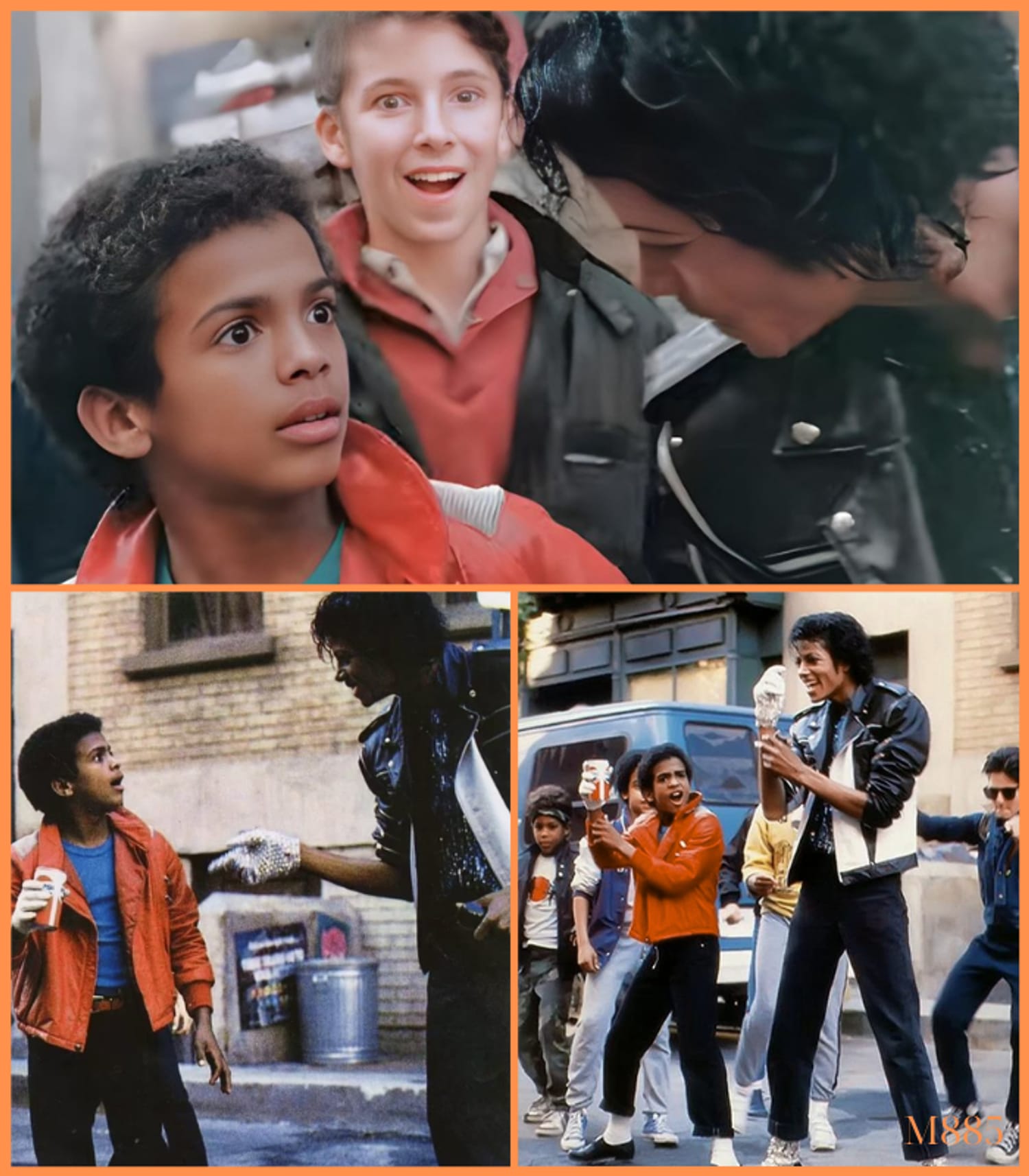 Who remembers this from 1984!? A boy dressed like Michael Jackson 