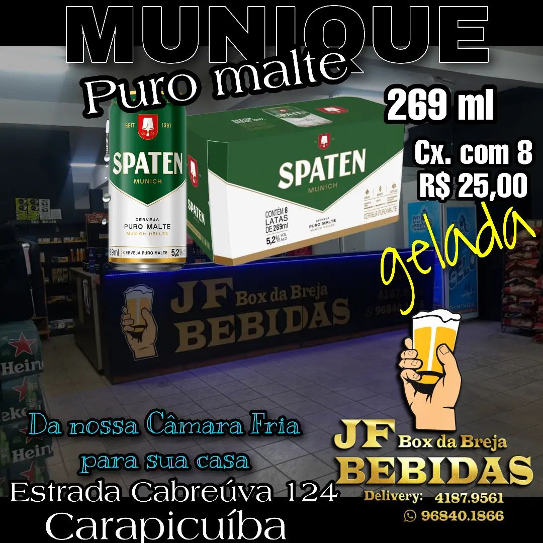 JF BOX DA BREJA bebidas 943377320 | Carapicuíba SP