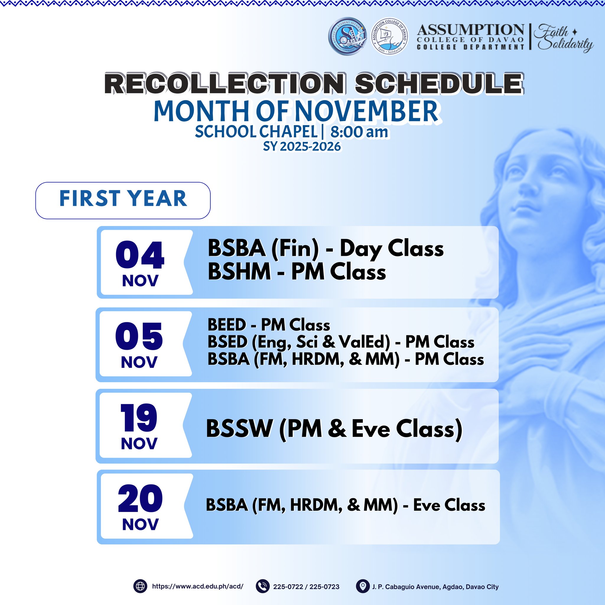 ACD Office of Student Affairs | Facebook