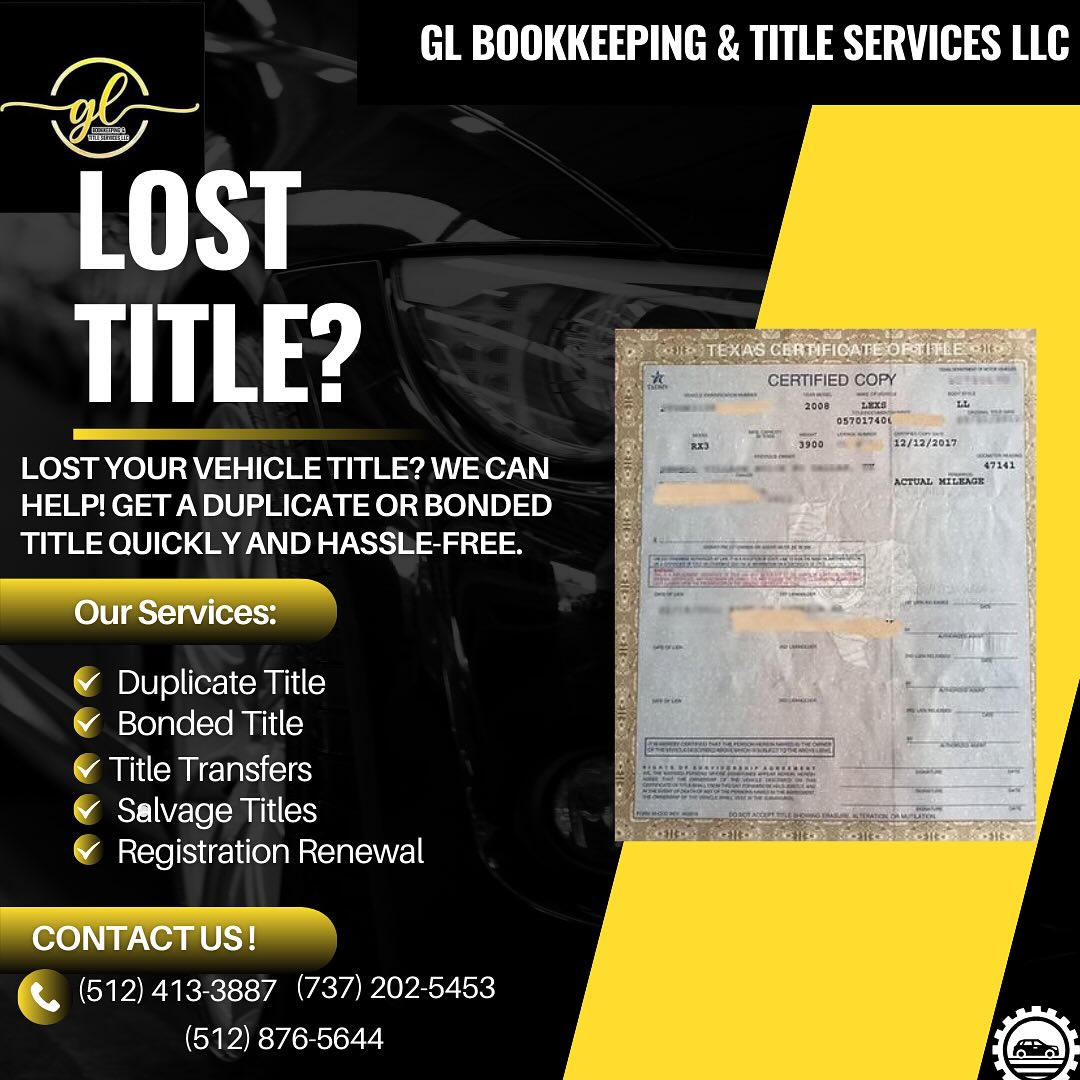 GL Bookkeeping & Title Services LLC | Round Rock TX
