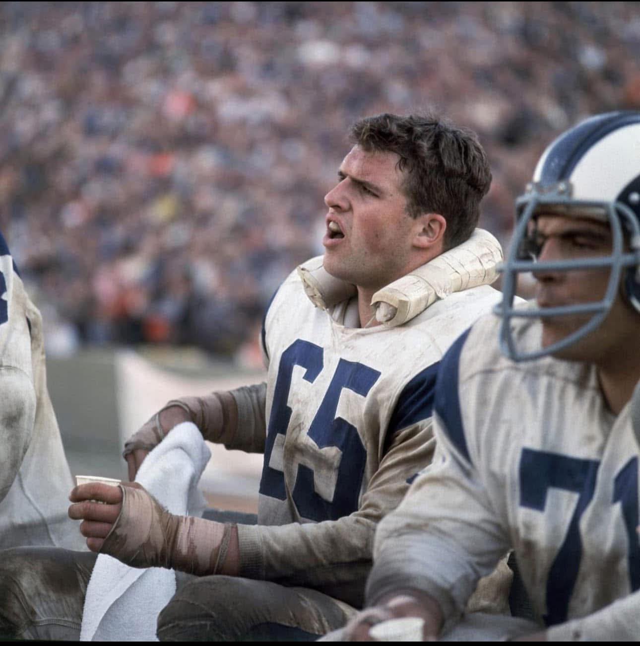 Los Angeles Rams Guard Tom Mack on the... - The Red Zone Post | Facebook