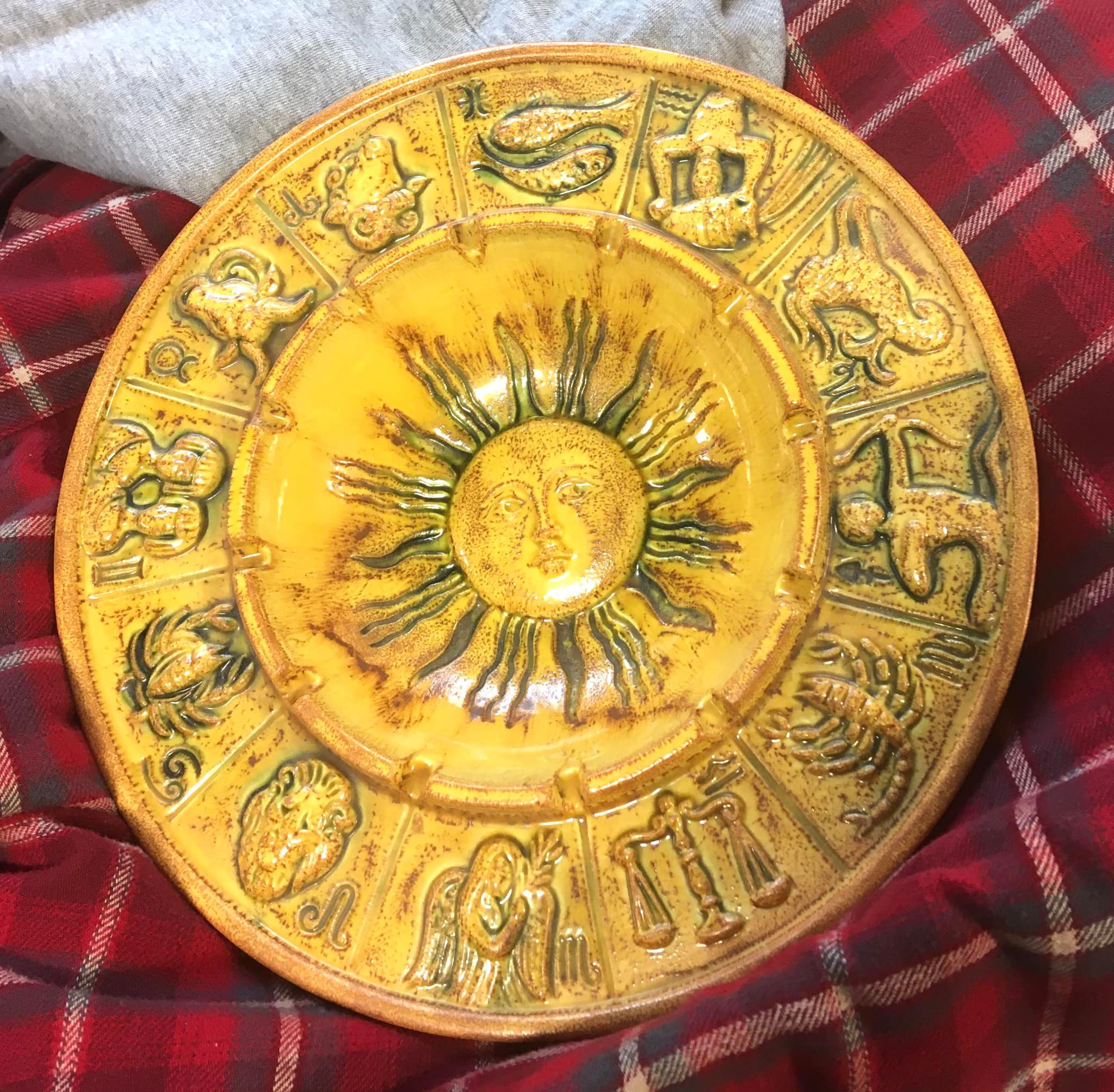 70s California USA large ashtray for sale