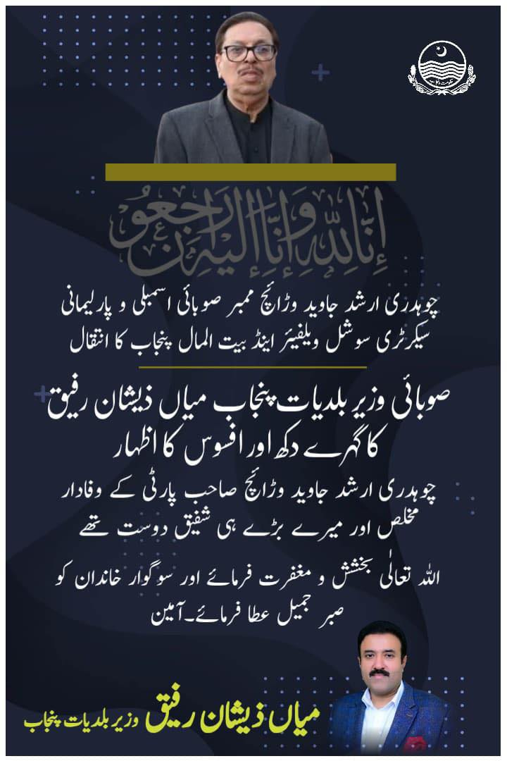 Mian Zeeshan Rafique PMLN