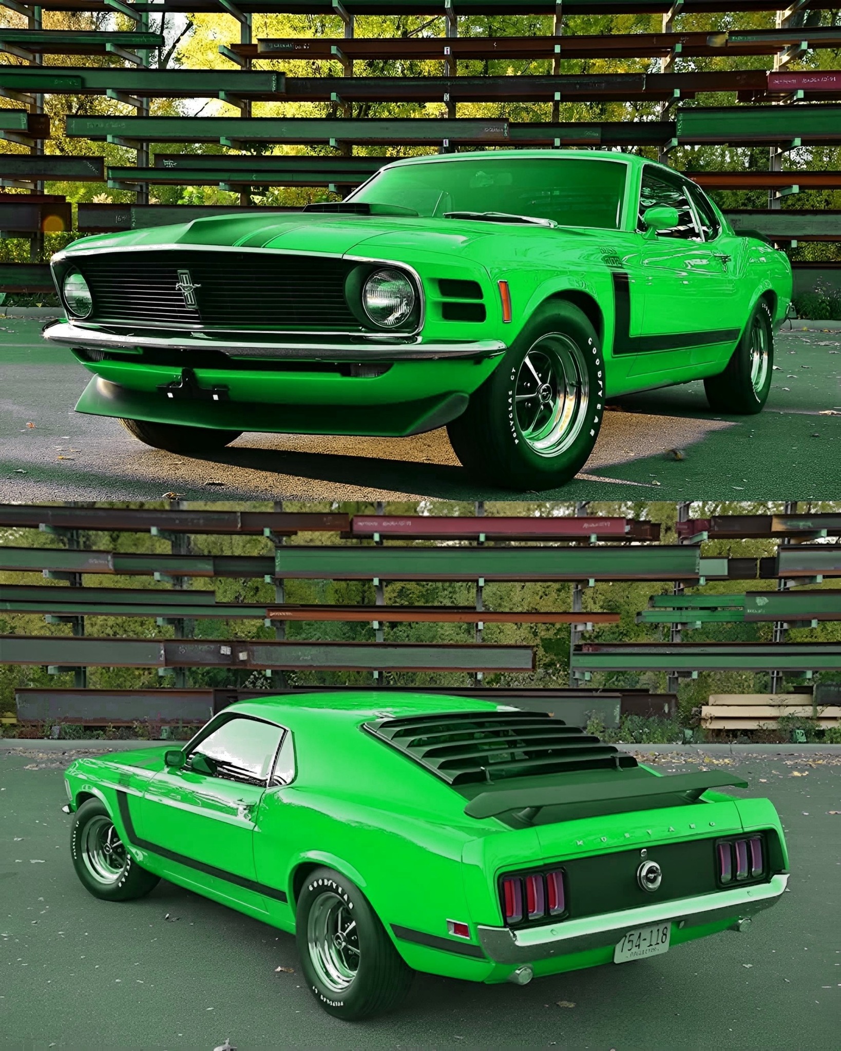 ホビーラジコン HPI 1/10 1970 Ford Mustang Boss 302 1970 FORD