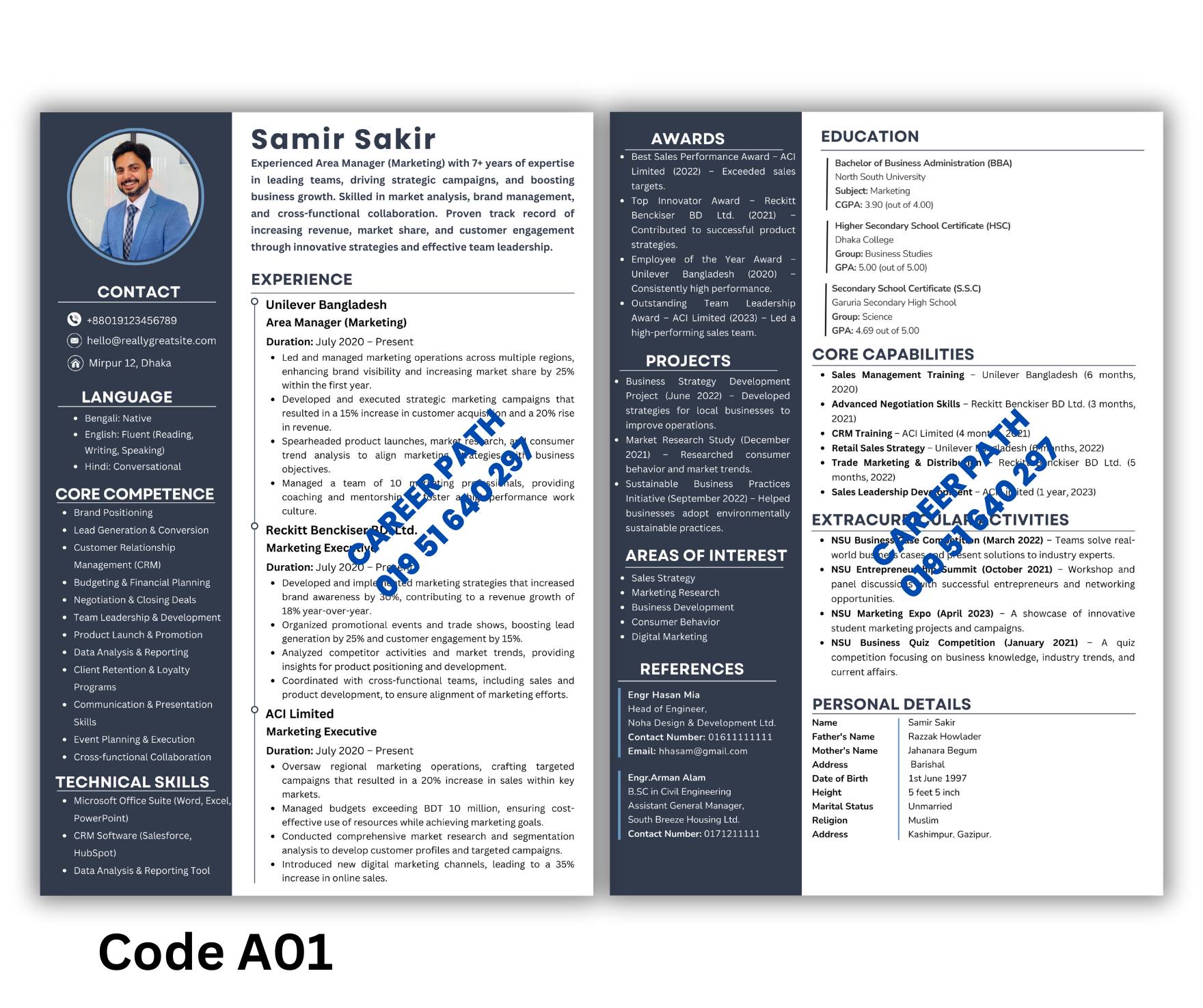 Career Path - Professional CV এর সাথে Standard Cover... | Facebook