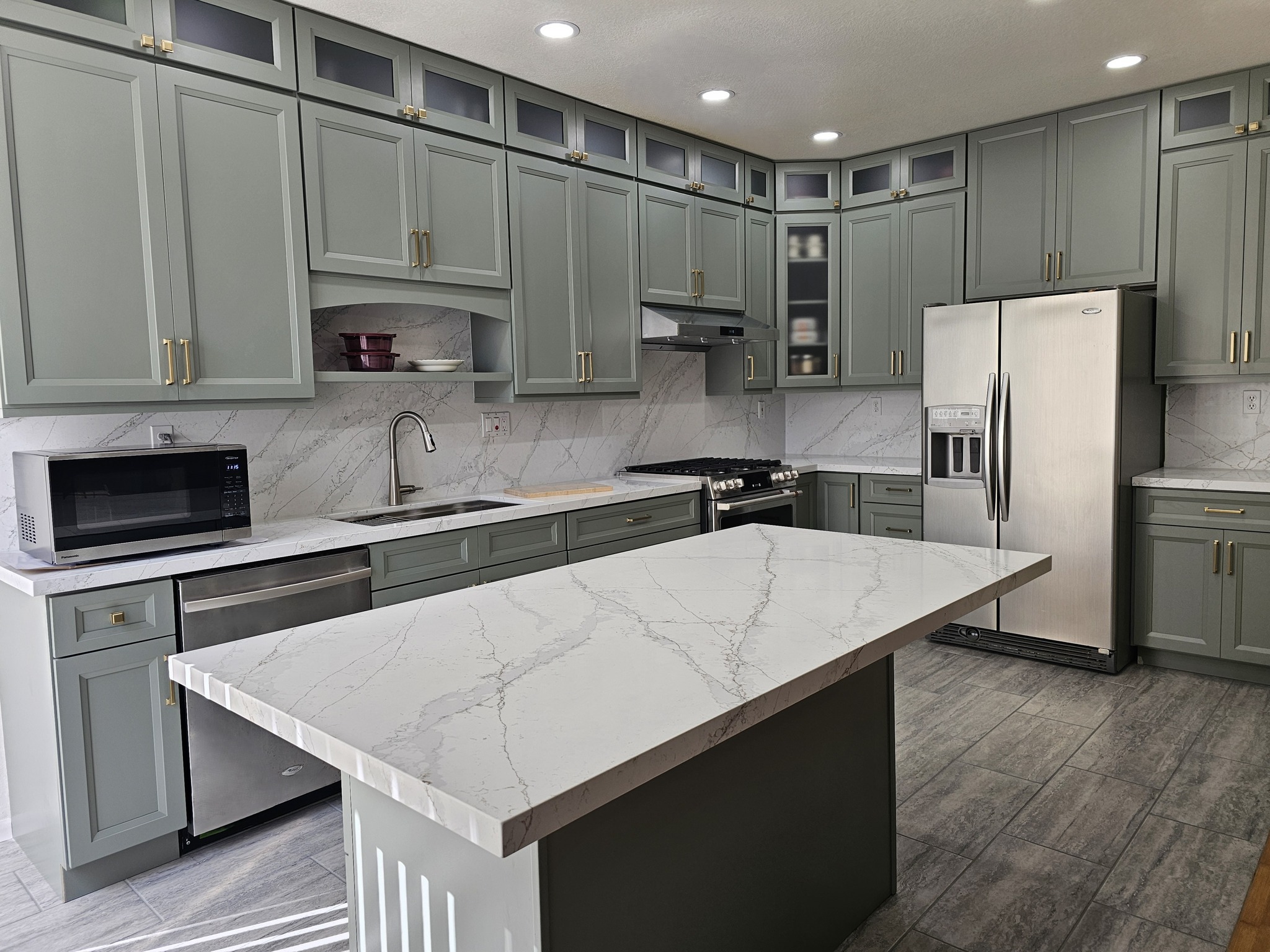 Core - From cramped one-person kitchen to open concept with large ...