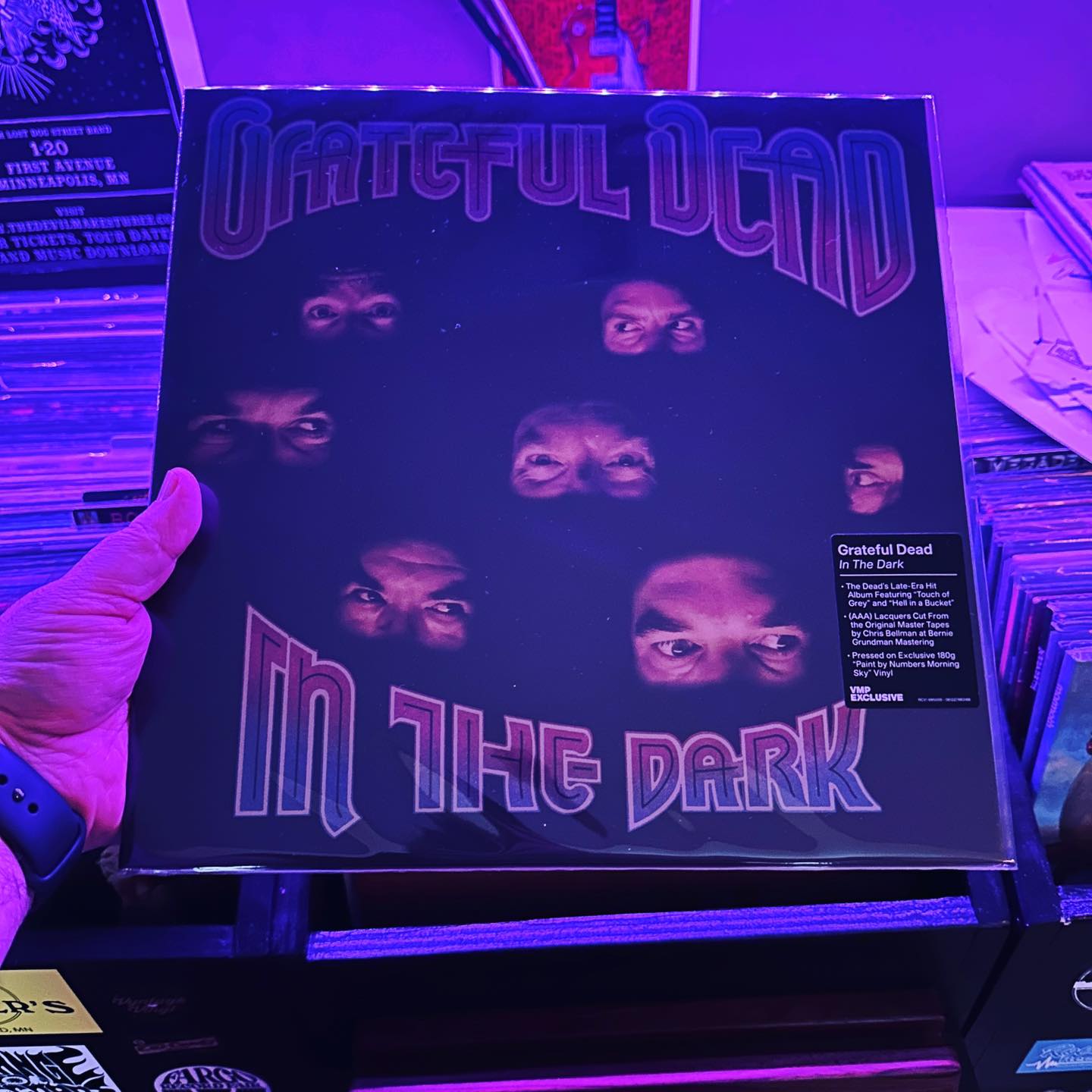 Grateful Dead In the Dark 180g purple/blue galaxy vinyl