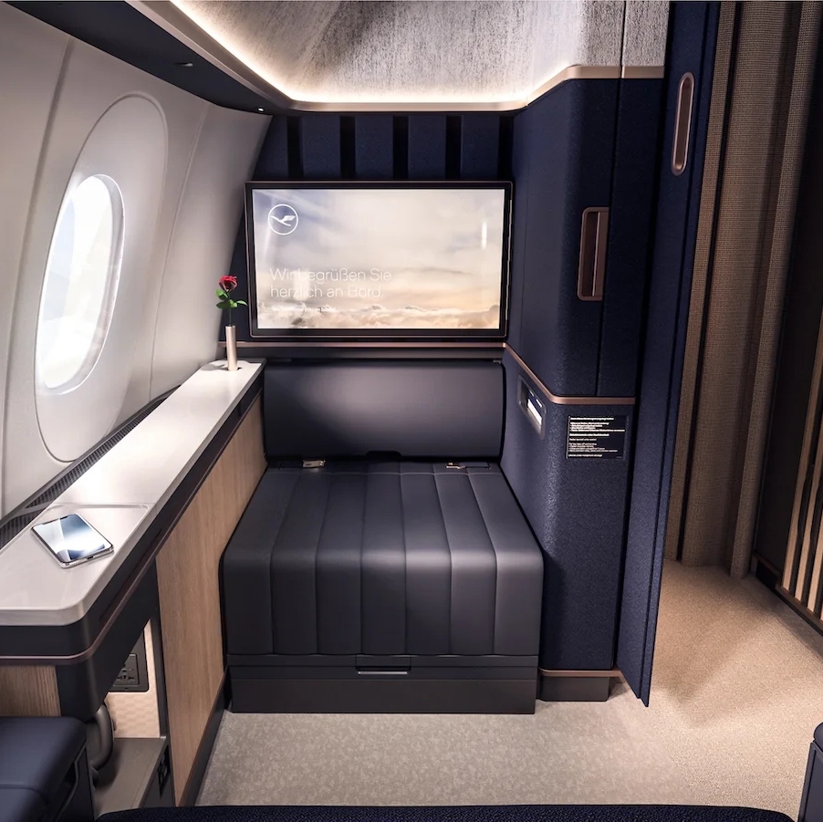 New Lufthansa First Class Exclusive Loungewear Inspired by the Sky