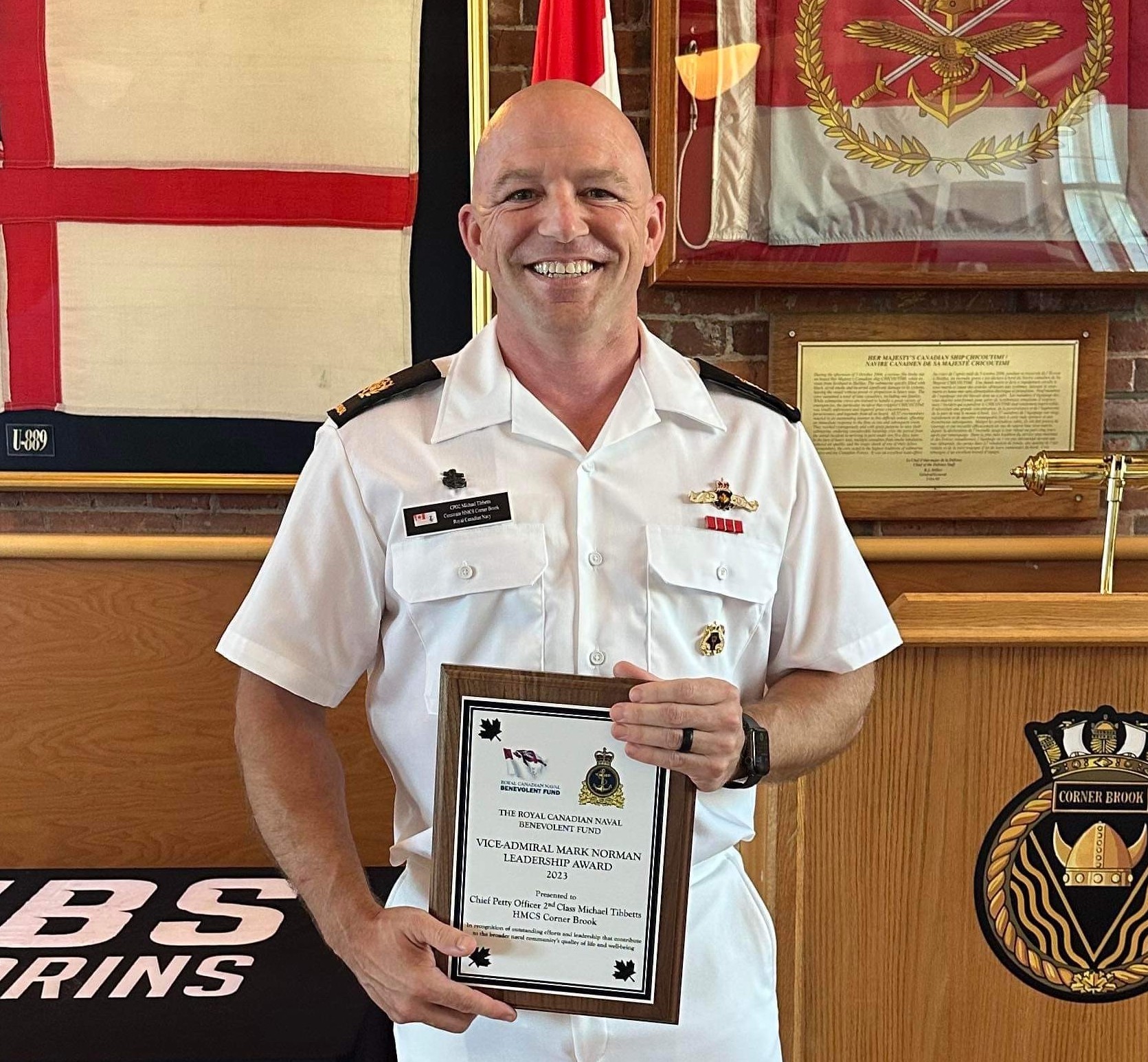 Royal Canadian Navy chief petty officer awarded Distinguished