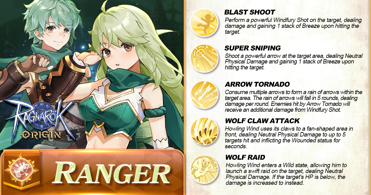 Ragnarok Origin - The Ranger, who advance for the Sniper...