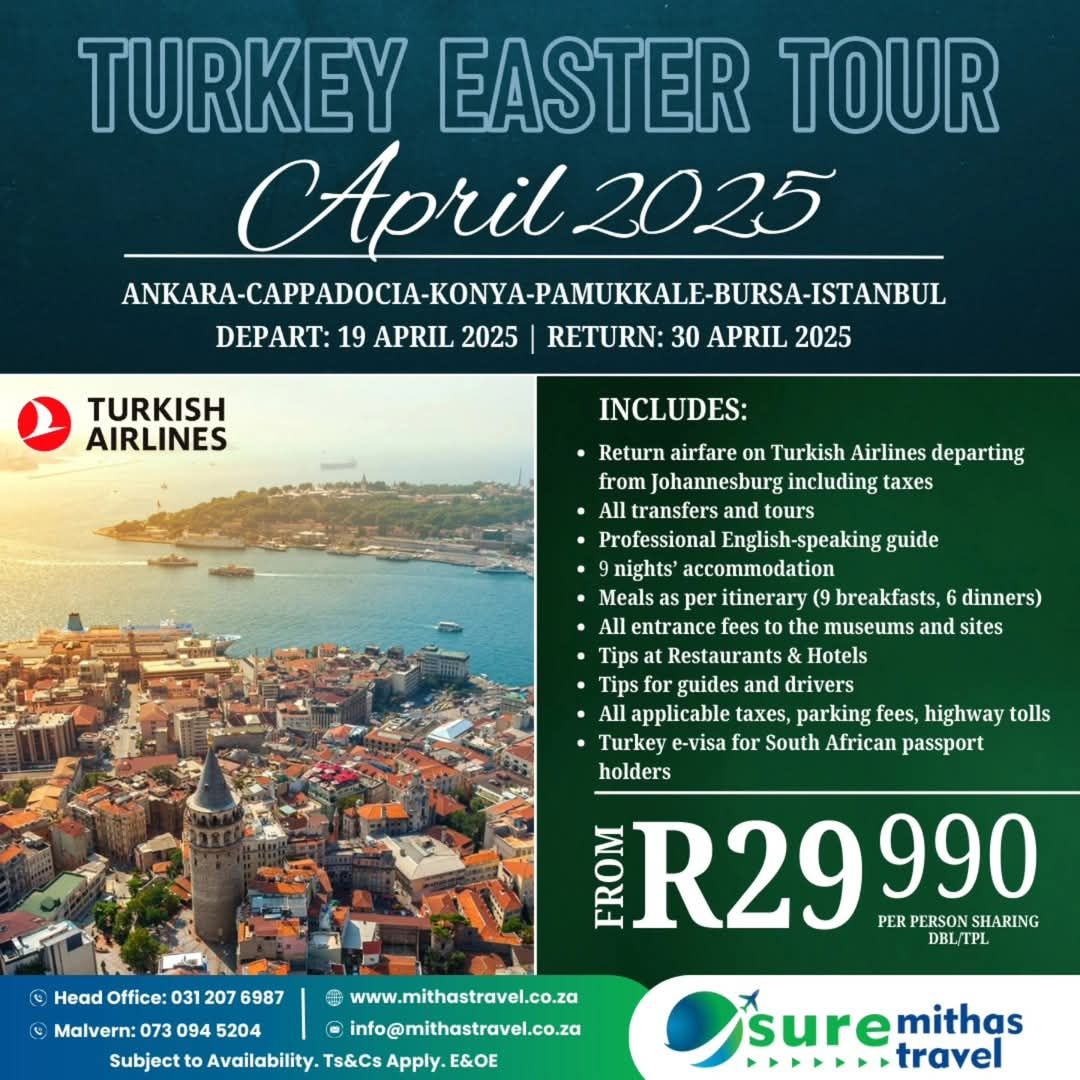 Malvern Park - Sure Mithas Travel | 🕌 Turkey Easter Tour