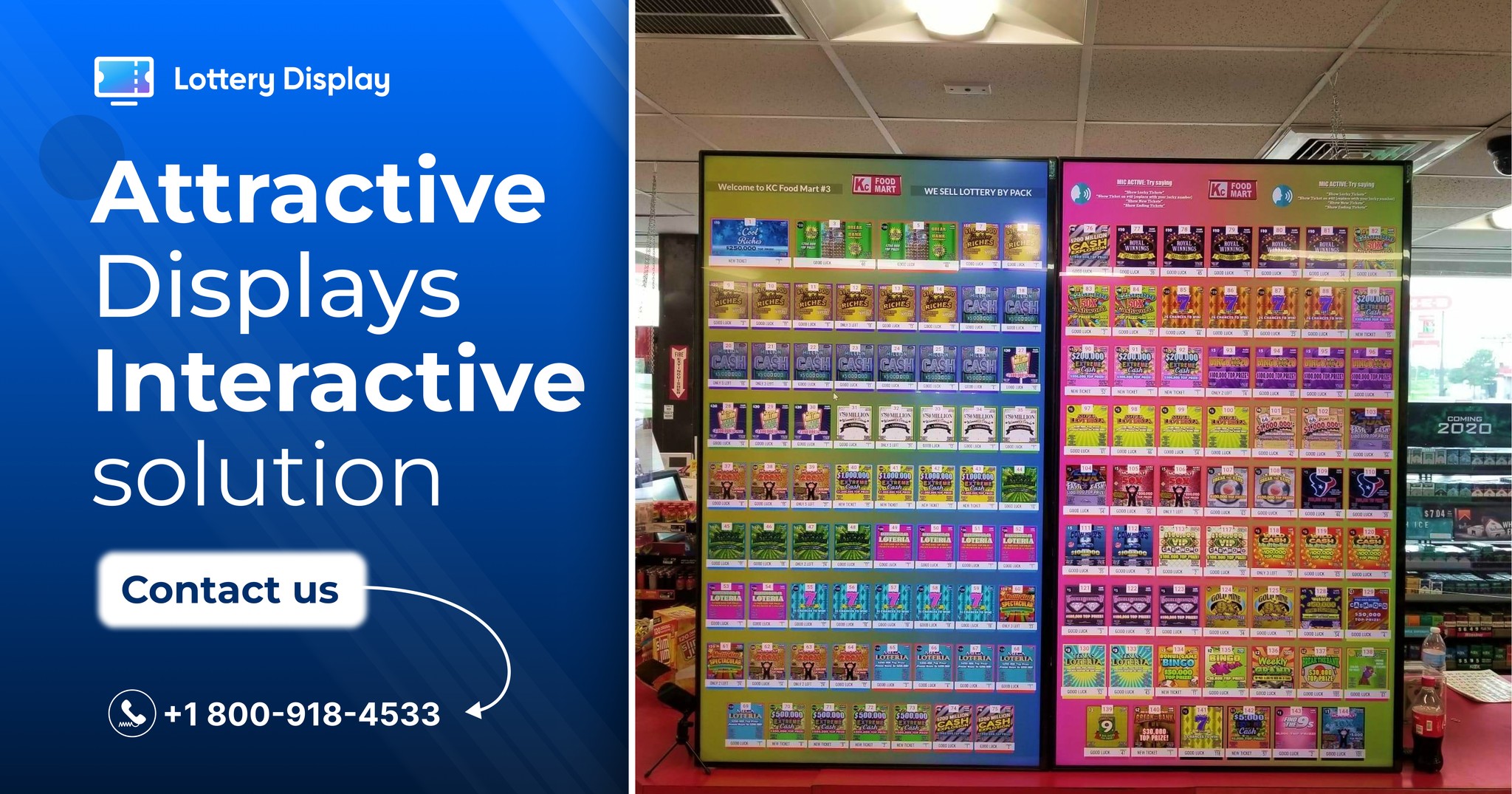 Lottery Display - The remote is in your hand; control your...