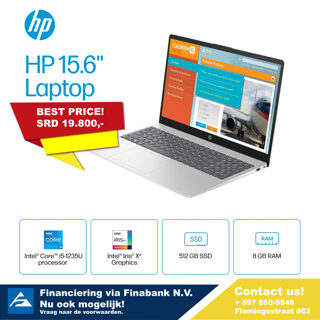 Admirah's - Upgrade your tech with the HP 15.6