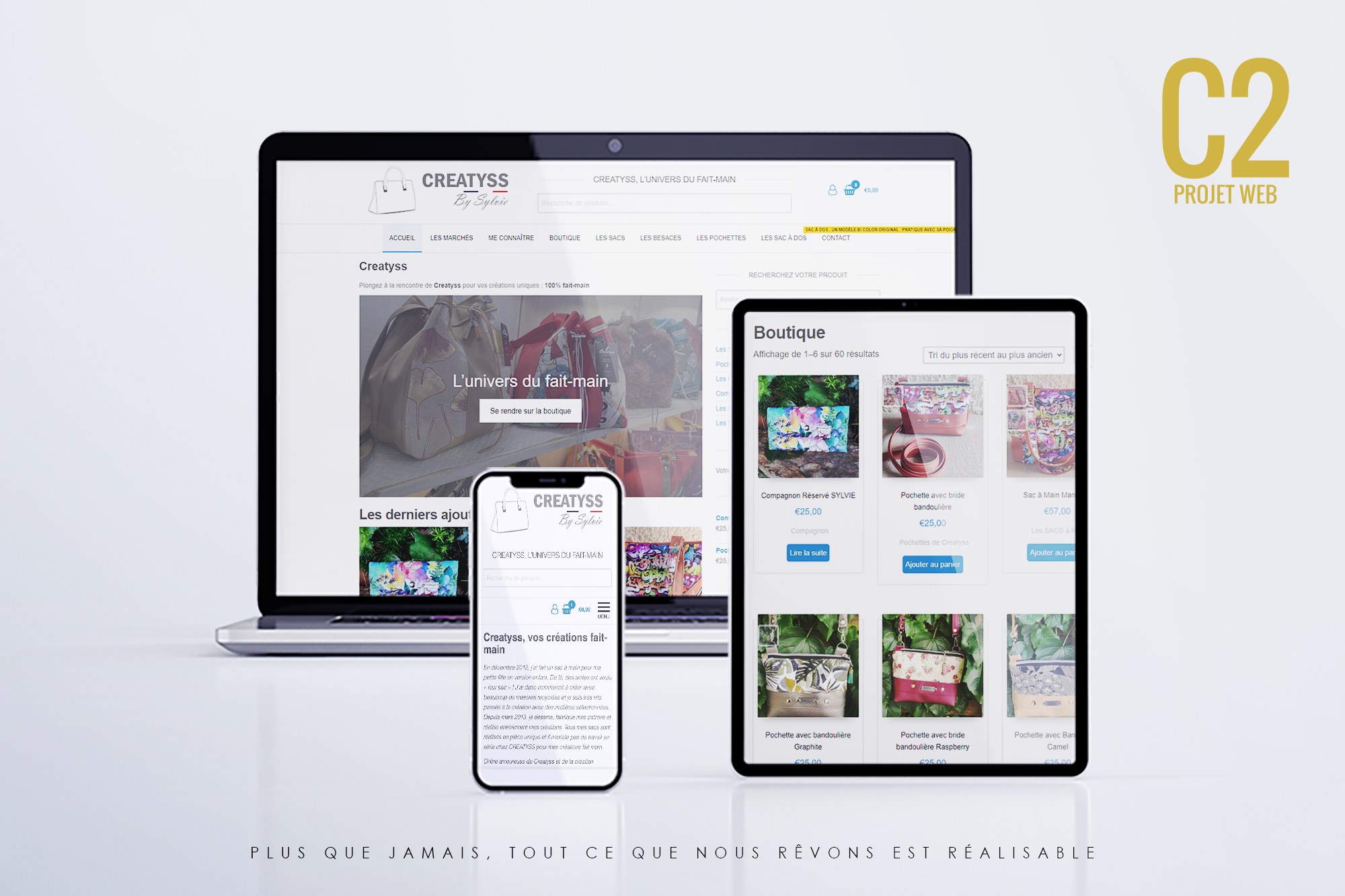 C2 Projet Web - [ CREATION ORIGINALE ] 🖌️ 💡 Une création... | Facebook
