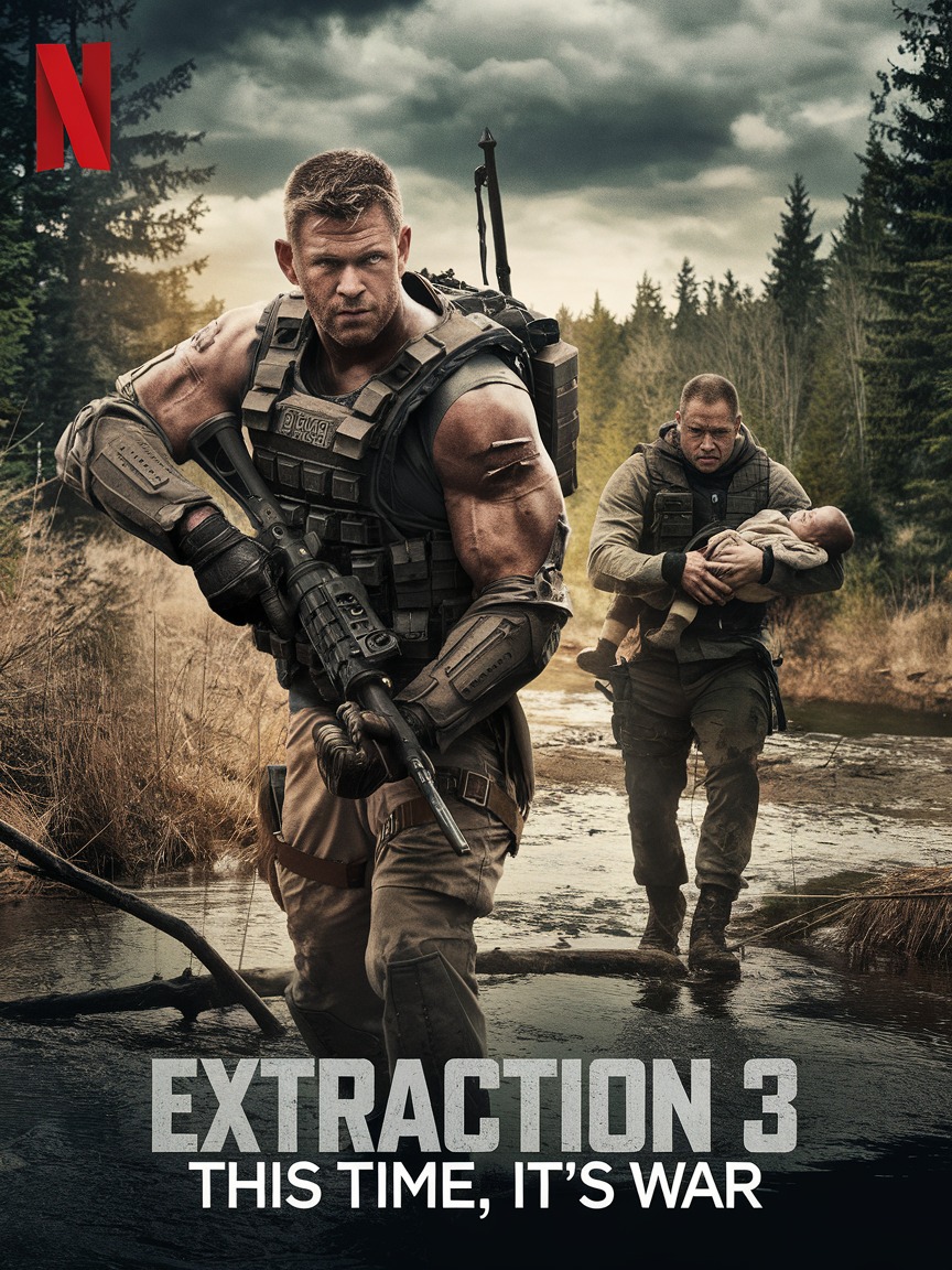 Movie - 𝐄𝐱𝐭𝐫𝐚𝐜𝐭𝐢𝐨𝐧 𝟑 | 𝐂𝐡𝐫𝐢𝐬 𝐇𝐞𝐦𝐬𝐰𝐨𝐫𝐭𝐡 Netflix's highly anticipated ...