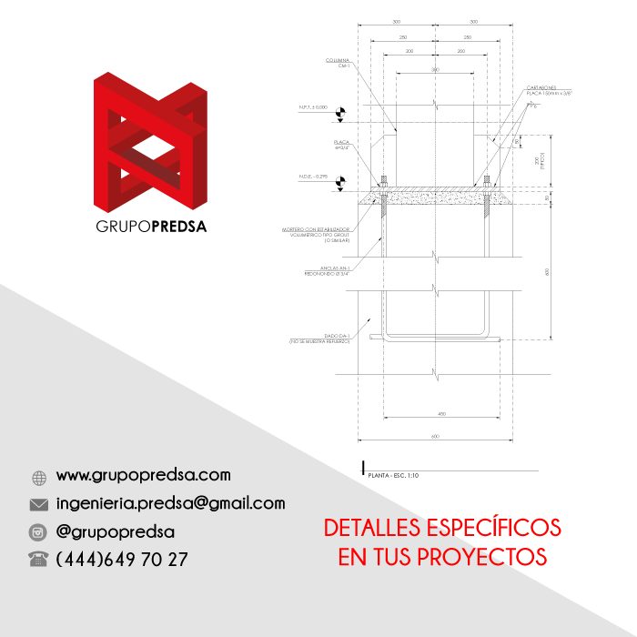GRUPO PREDSA - Detalles Especificos de tu Proyecto.