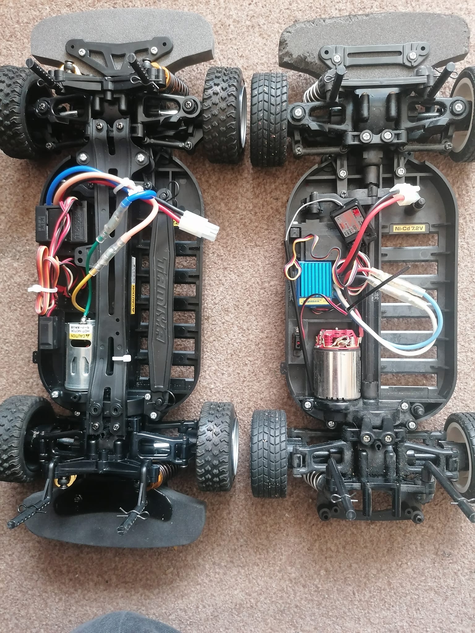 Difference between TT-01D and TT-01E models?