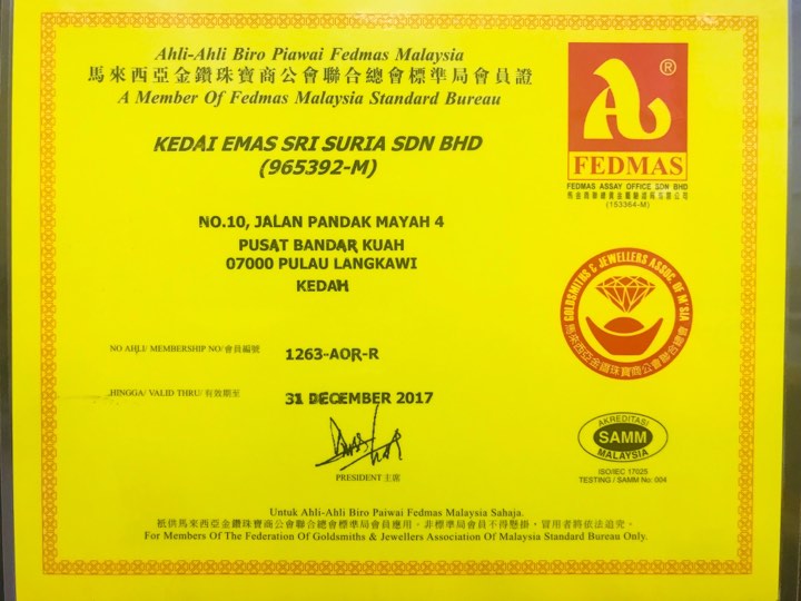 Kedai Emas Sri Suria Facebook