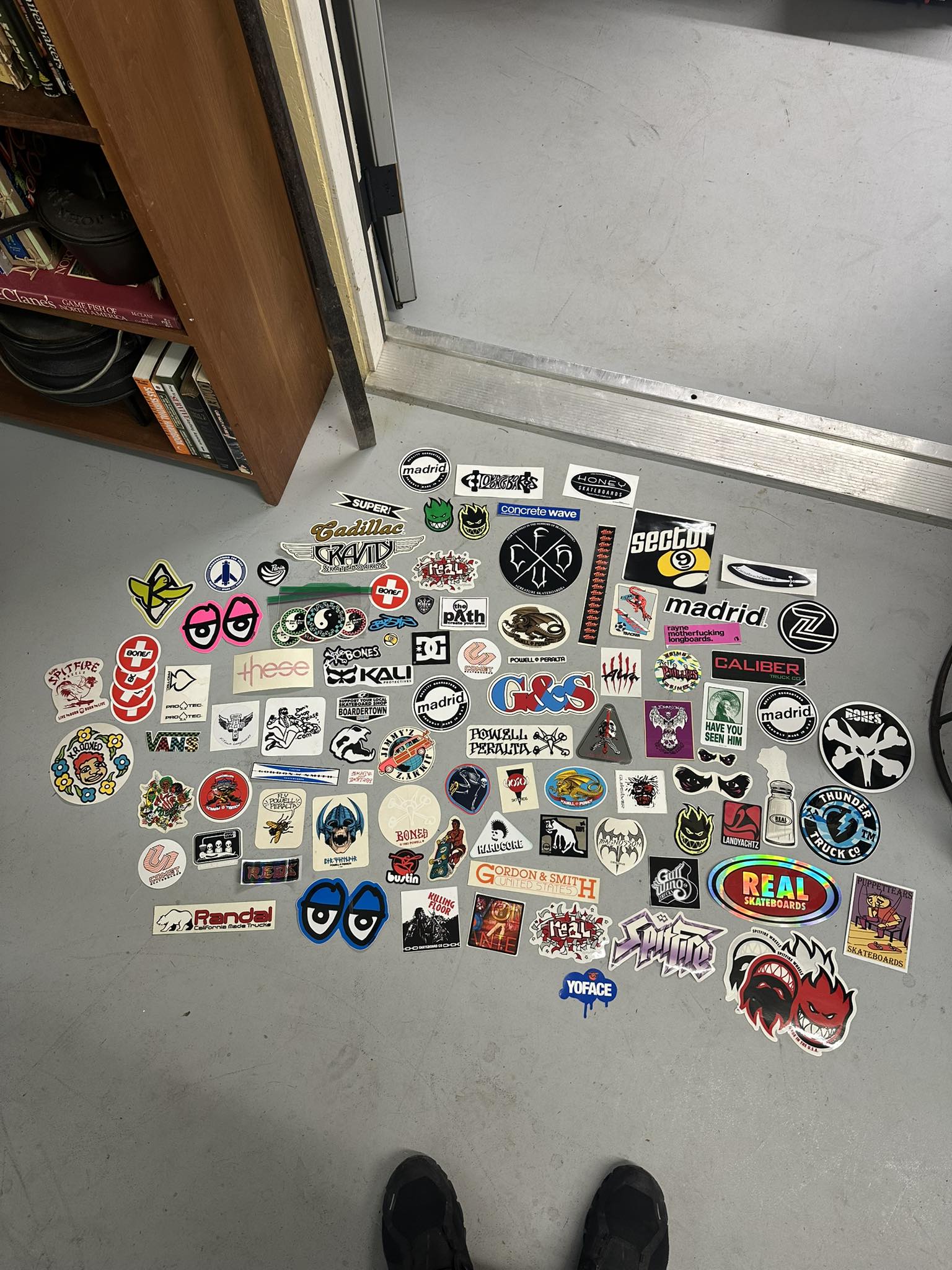 Vintage Skateboard Collection and Stickers