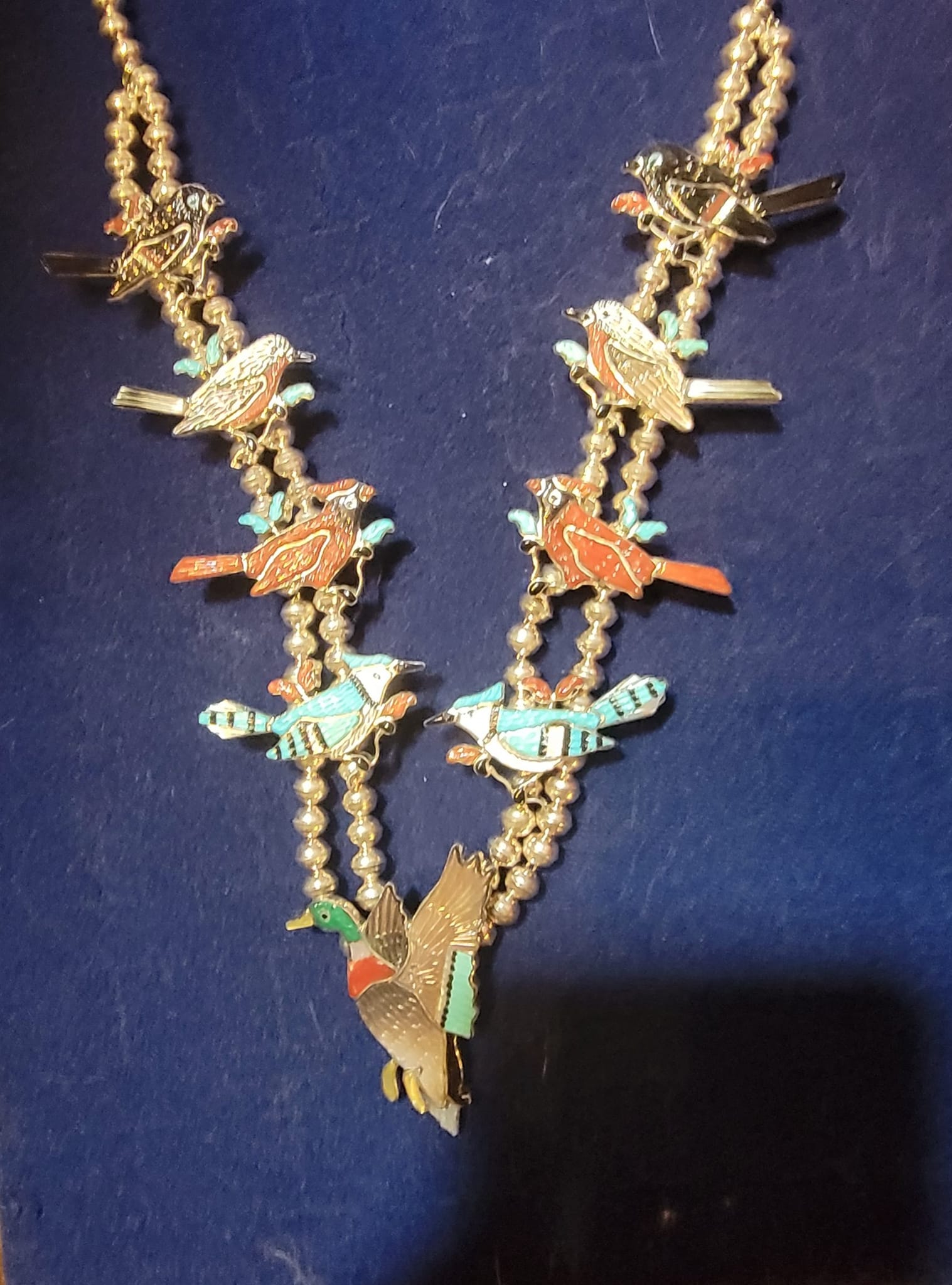 Andrea Lonjose Shirley's Zuni necklace showcases boundless creativity