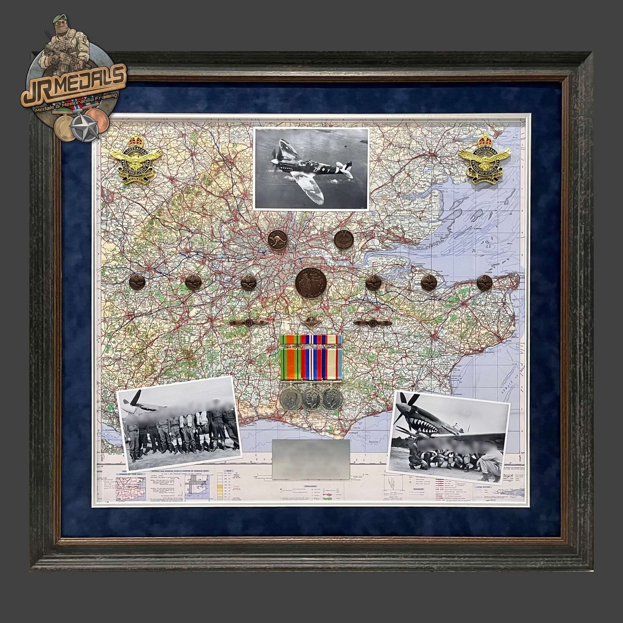 JR Medals - We completed this WWII RAAF service frame...