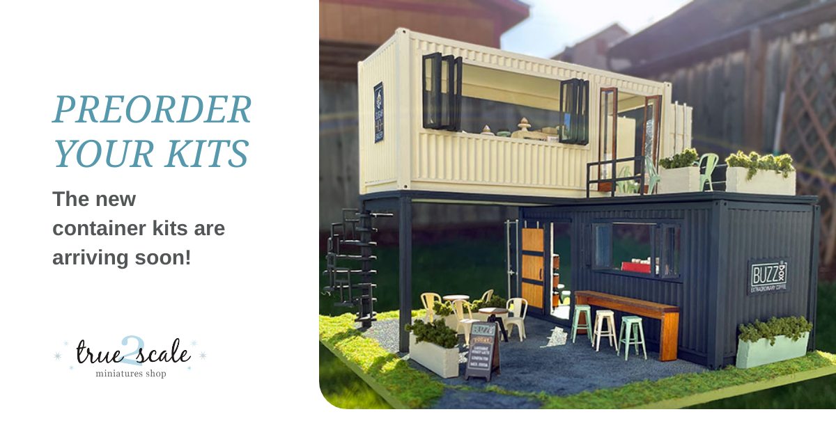 The new container kits... - True2Scale Dollhouse Miniatures | Facebook