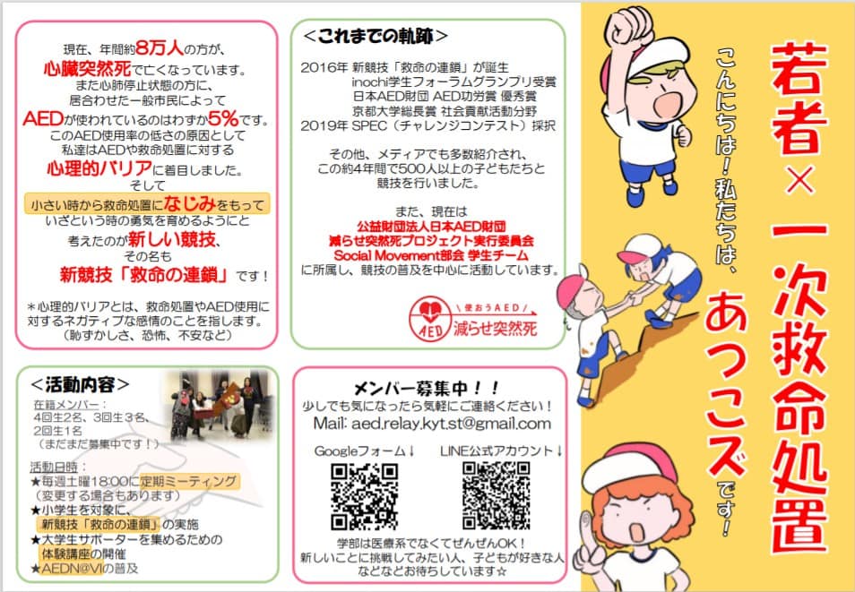 Aed財団 Social Network部会内の学生チーム Home Facebook