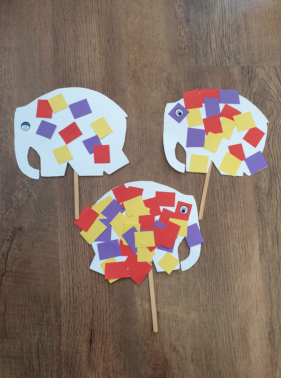 Our fab Elmers! Made by 12... - Childminder activity packs | Facebook