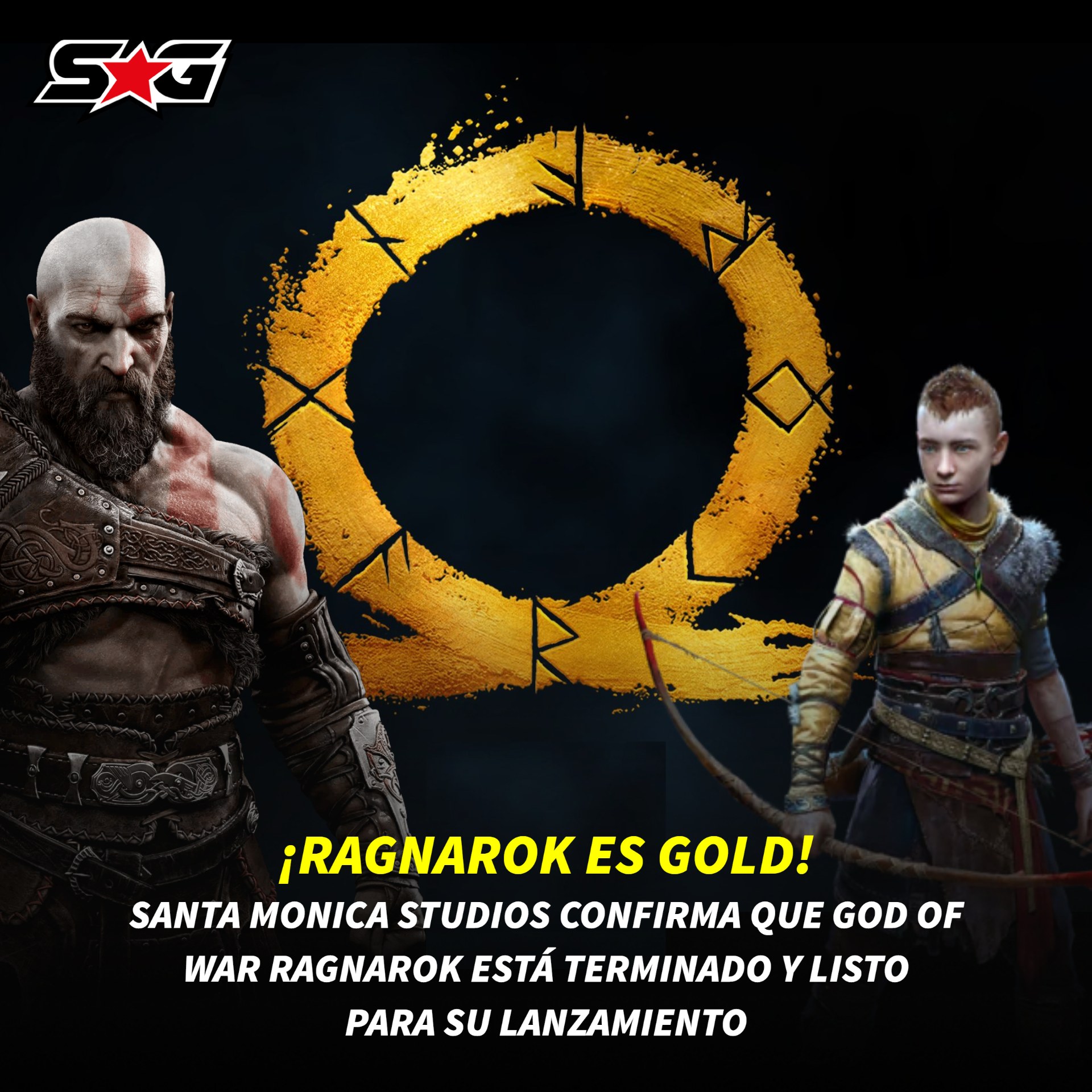 StarGamers - 🚨 ¡ES OFICIAL! GOW Ragnarok es Gold 😎 ¿Qué significa esto ...