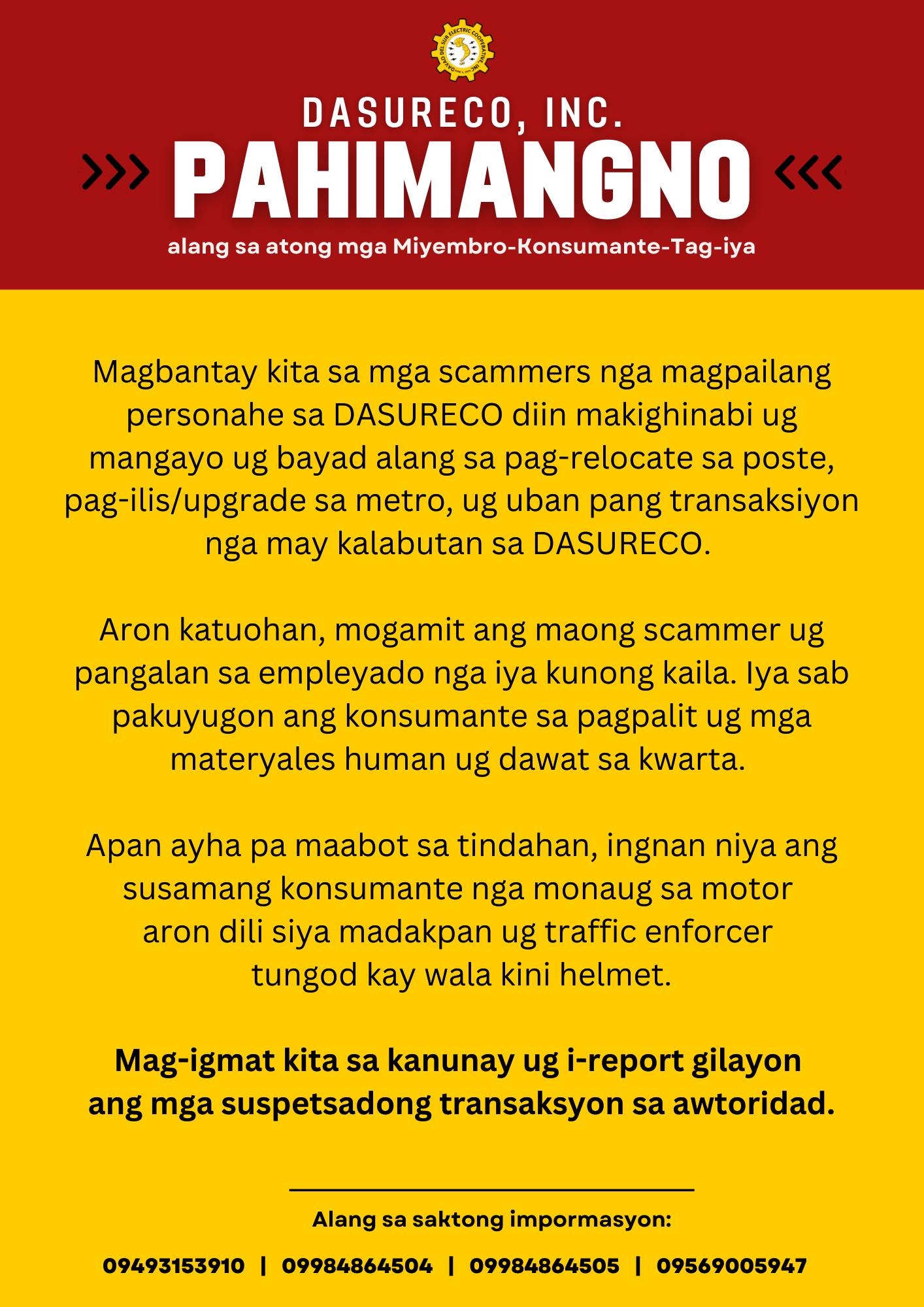 Ncecco Davao... - Ncecco Davao del Sur and Davao Occidental