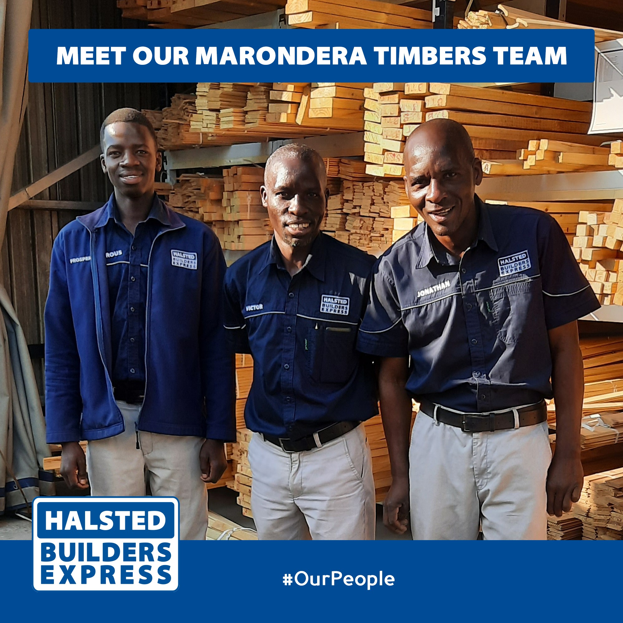 Meet our Marondera timber team... - Halsted Builders Express | Facebook