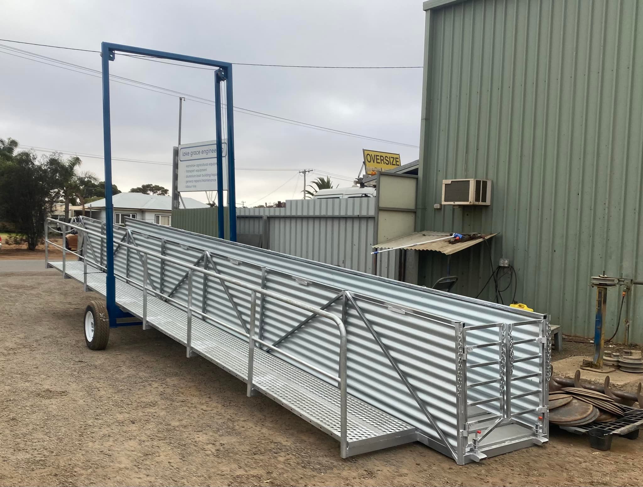 Earnshaw Ag - A custom mobile sheep ramp for ease of... | Facebook