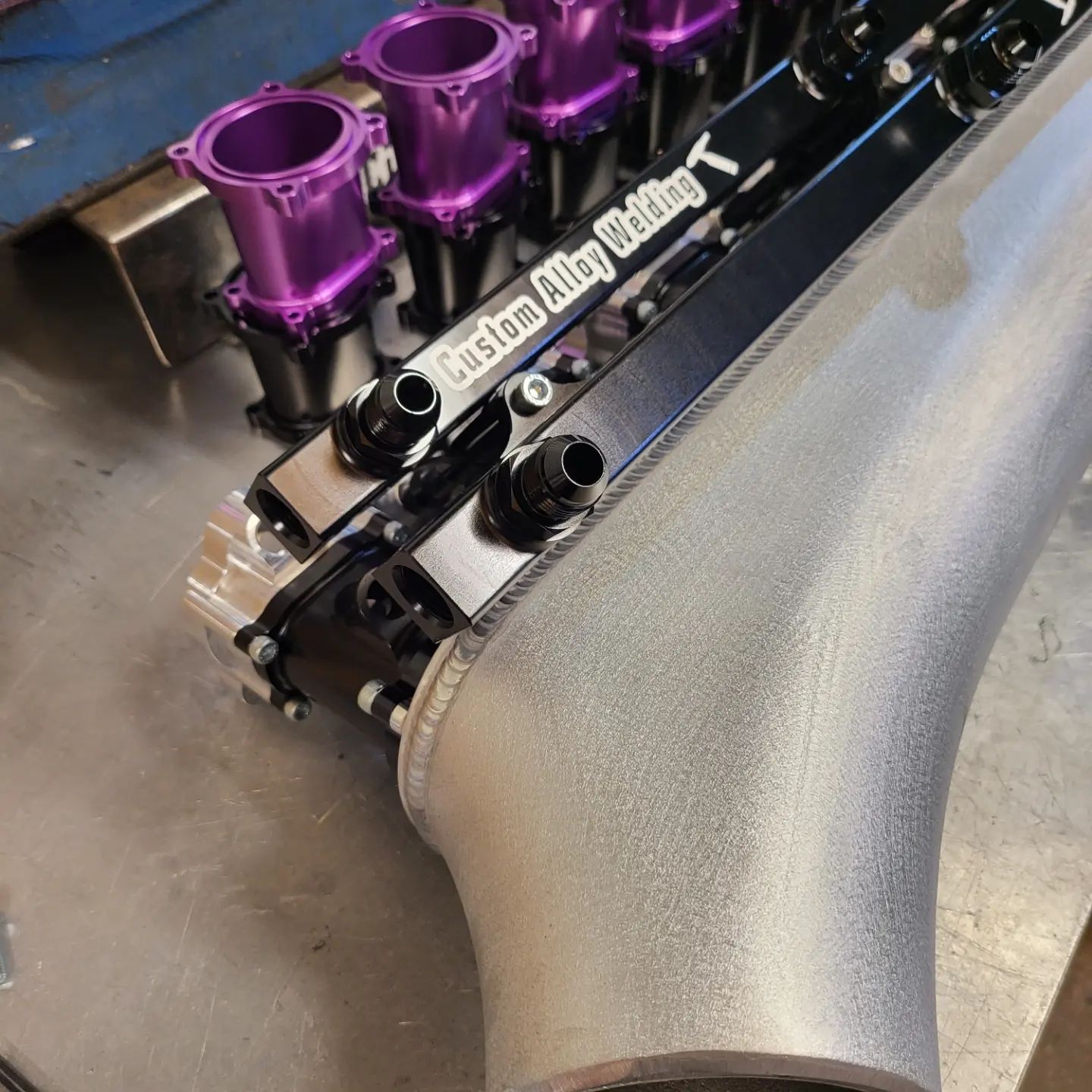 New modular barra intakes, 6 and 12... - Custom Alloy Welding