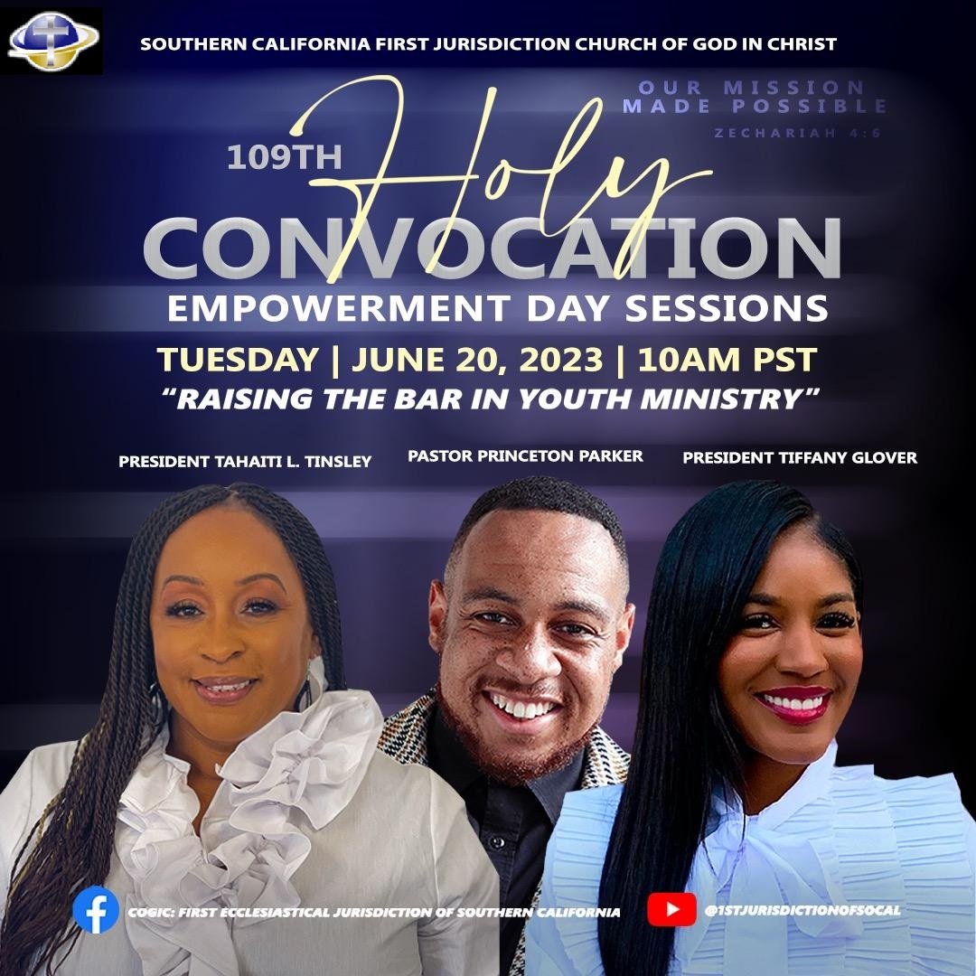 Today our Holy Convocation starts with a fantastic session on 