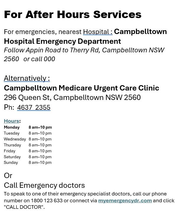 Appin Family Practice | Appin NSW