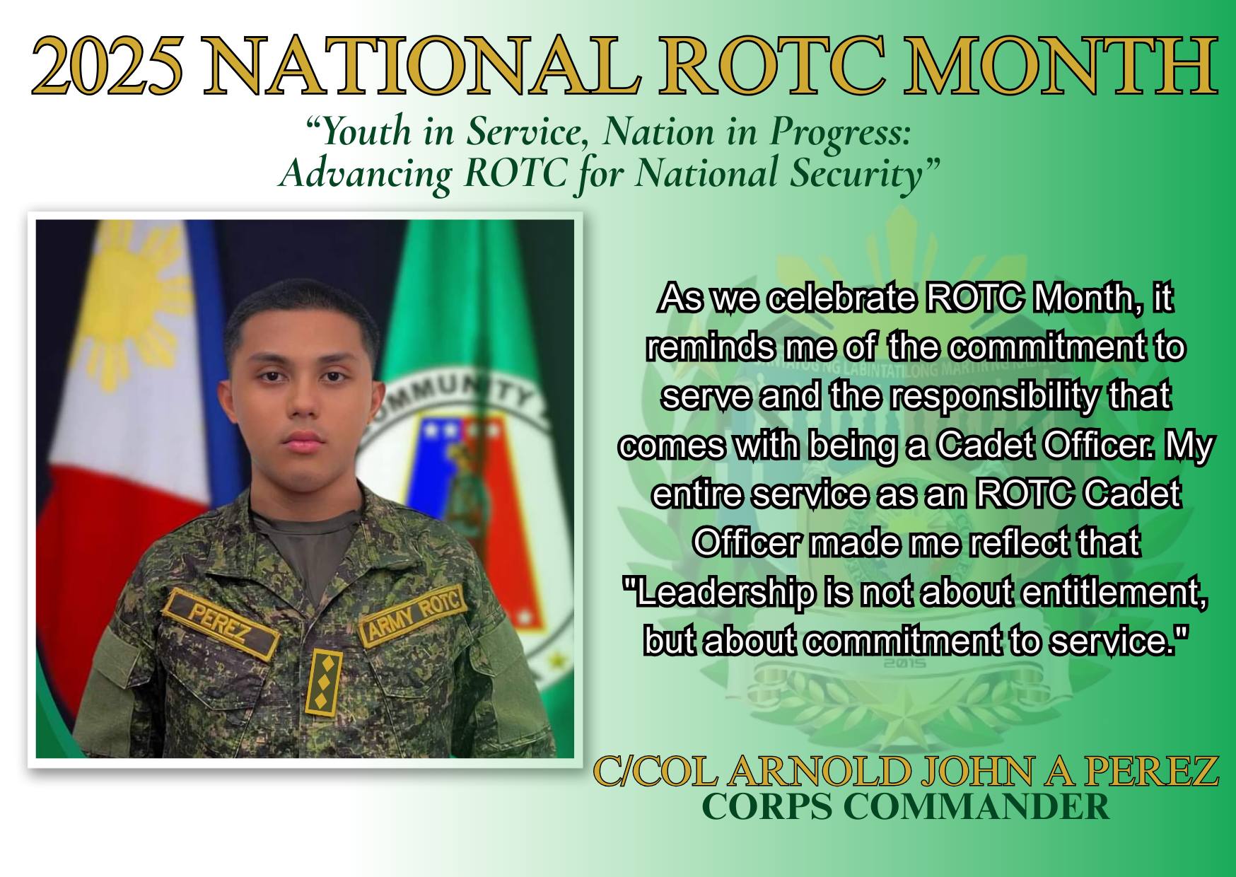 Trece Martires... - Trece Martires City College ROTC UNIT