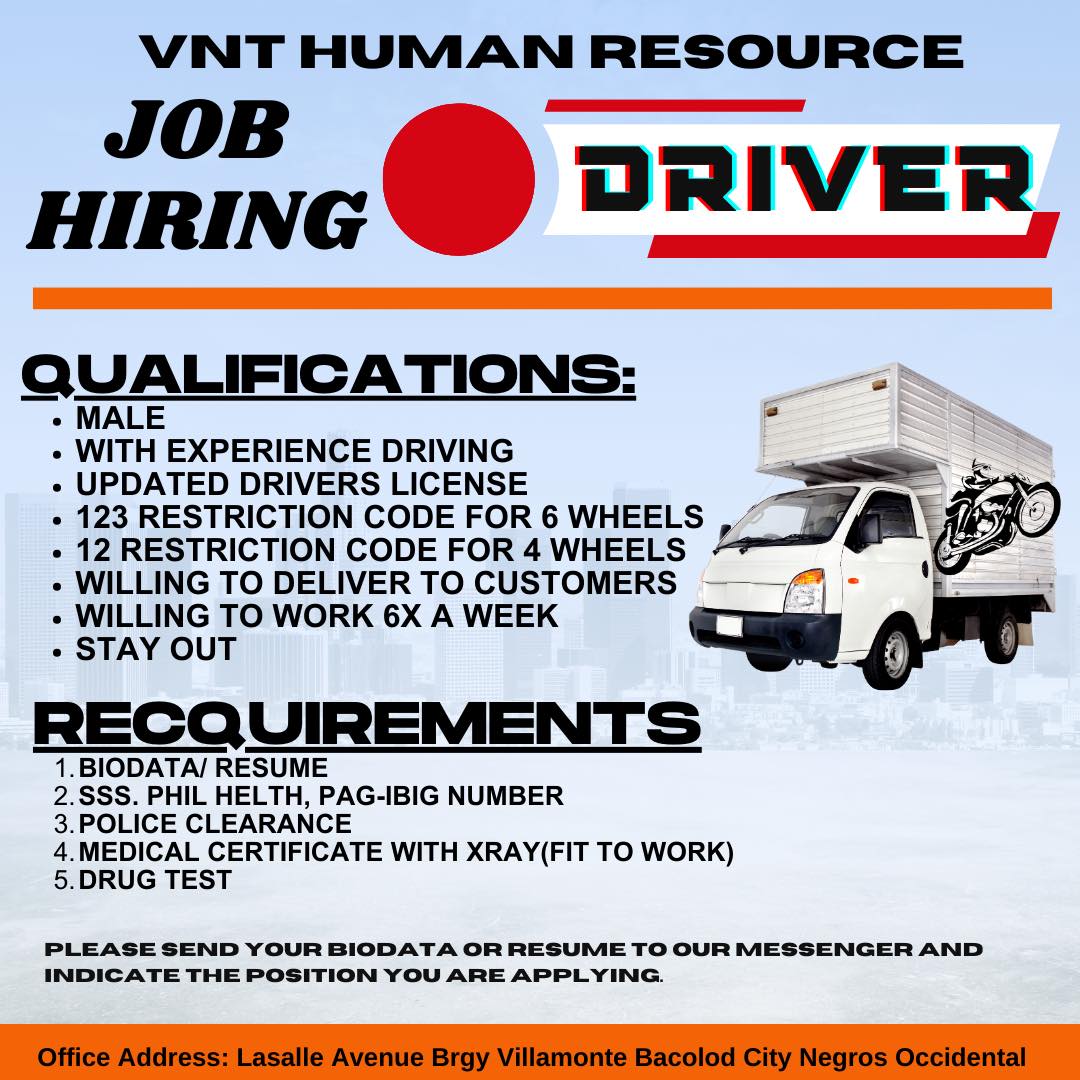 VNT HR - JOB HIRING. YES WE ARE NOW HIRING... INQUIRE NA.... | Facebook