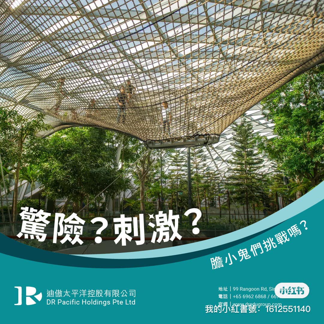 新加坡留學管家 - 驚險？刺激？低空蹦床！旅行的意義是什麼？ 膽小恐高患者福音，體驗近乎失重！ 長250米的蹦跳網道像一張巨型的蹦床，高掛在 ...