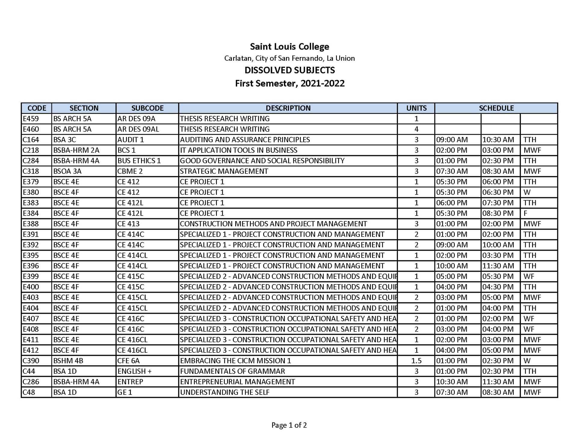 SLC Registrar's Office added a... - SLC Registrar's Office