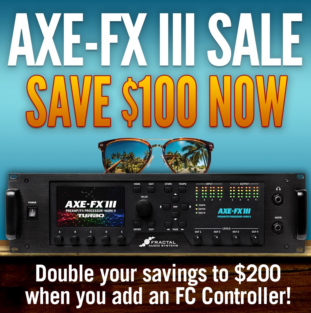 Axe-Fx III Mark II in stock at Fractal Audio