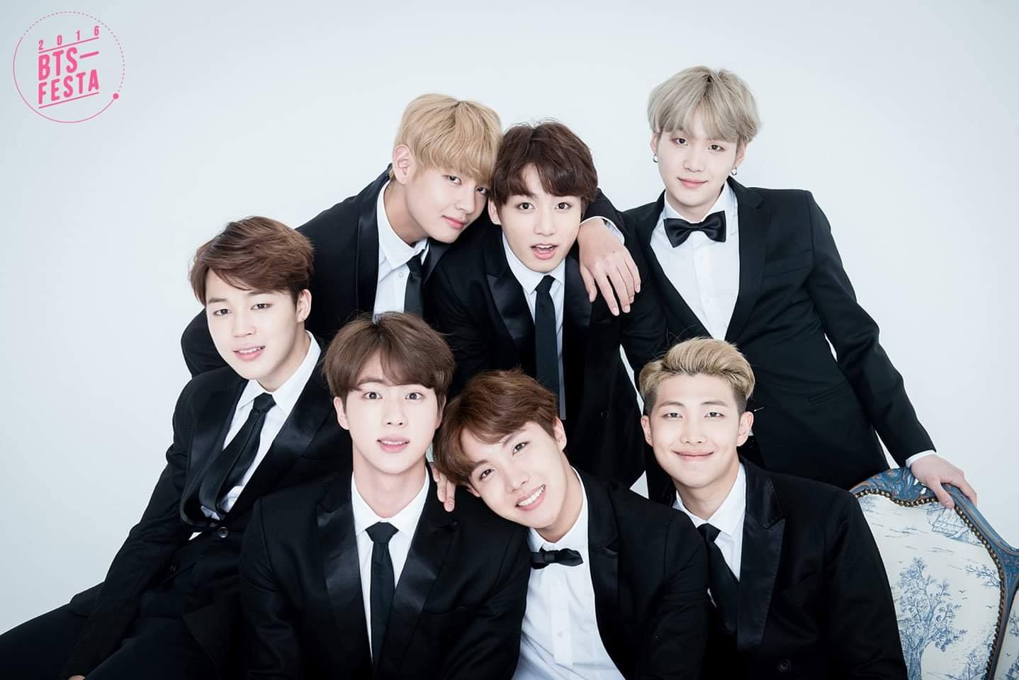 BTS FESTA 2016 ] BTS 3rd Anniversary 가족사진 'Real Family Picture